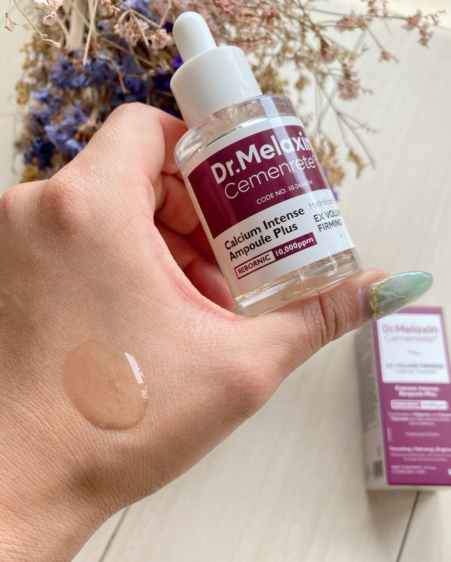 セメンリトカルシウムアンプル+セメンリトカルシウムクリーム/Dr.Melaxin/スキンケアキットを使ったクチコミ（2枚目）