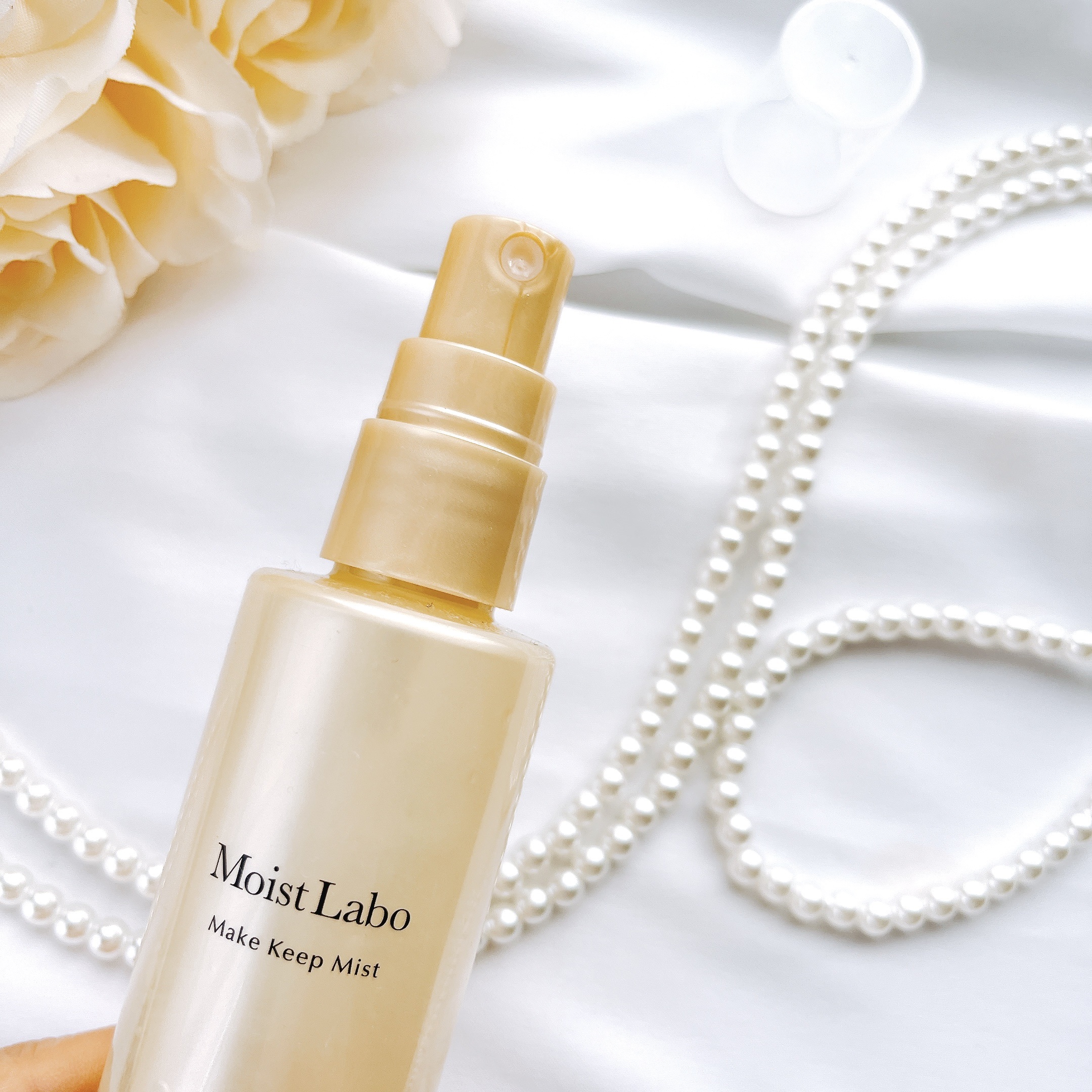 モイストラボ メイクキープミスト＜ツヤタイプ＞/Moist Labo/ミスト状化粧水を使ったクチコミ（3枚目）