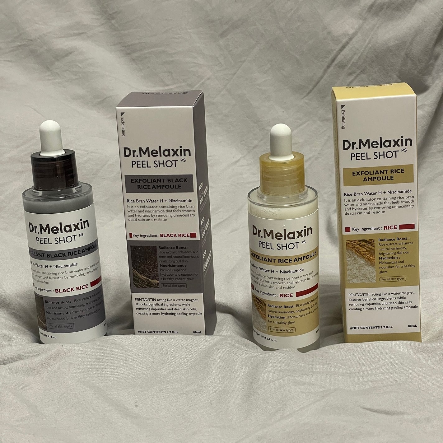 白米ピールショットゴマージュアンプル/Dr.Melaxin/美容液を使ったクチコミ(1枚目)