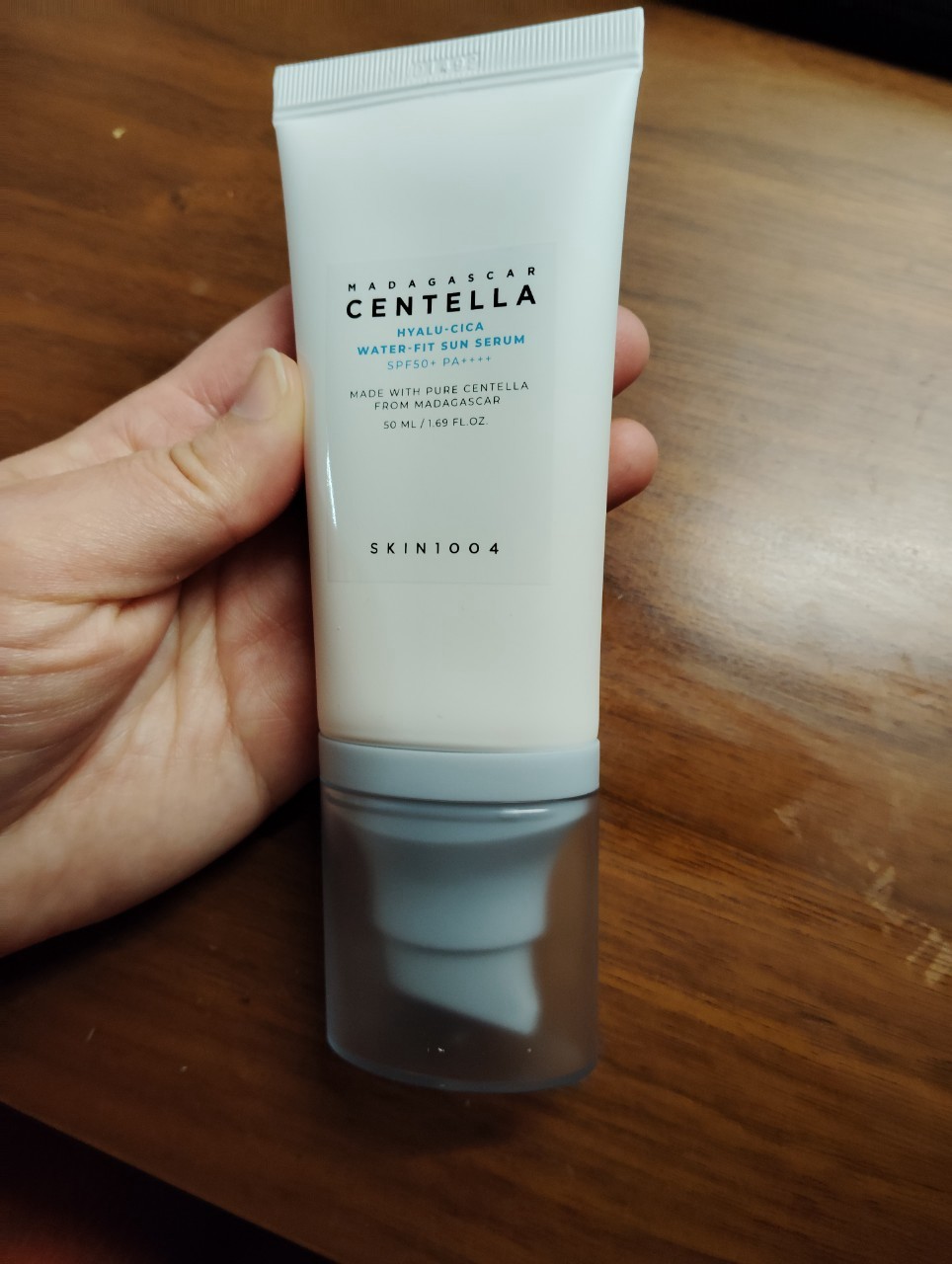 ヒアルーシカ ウォーターフィット サンセラム/SKIN1004/日焼け止めローションを使ったクチコミ（1枚目）