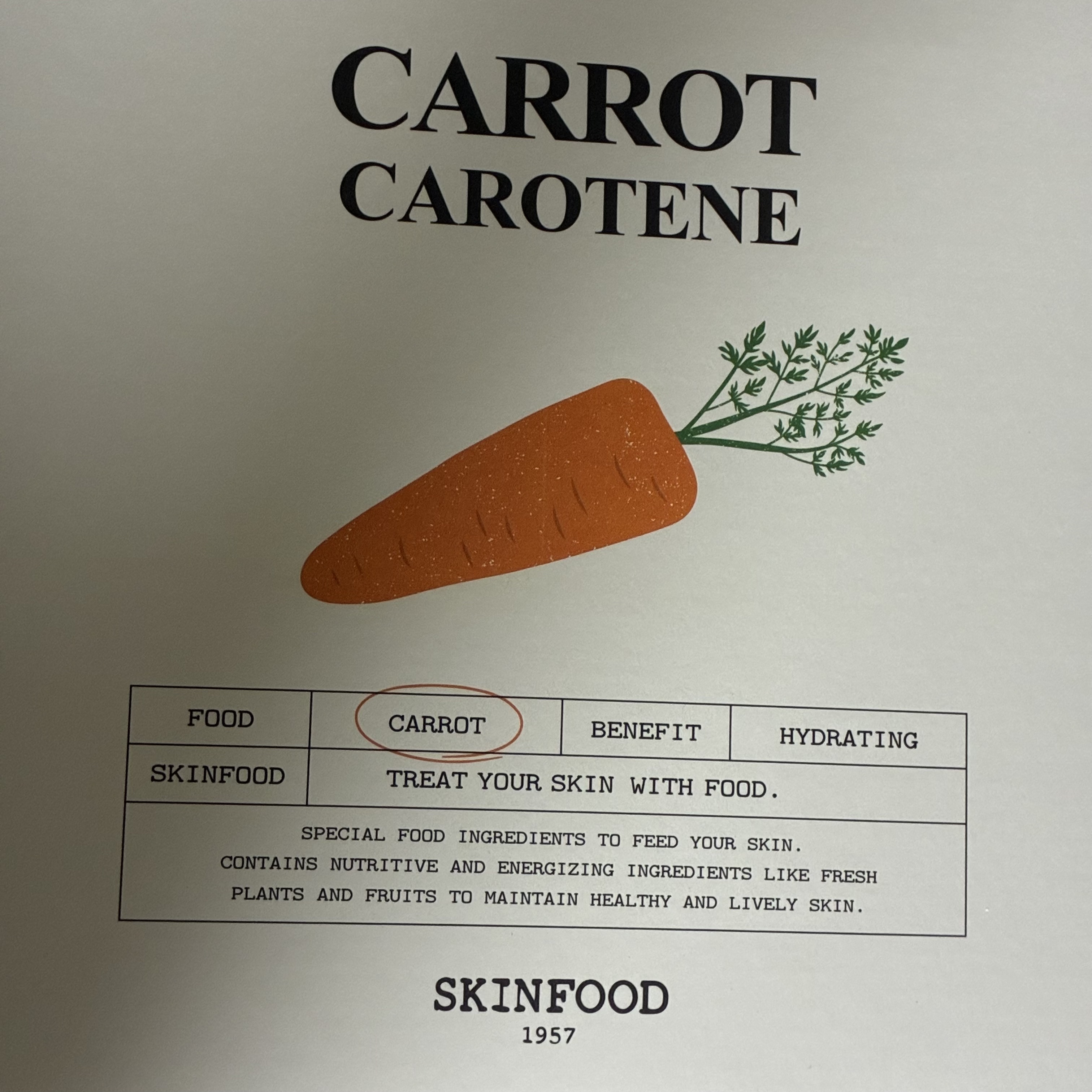 スキンフードキャロットカロテンバランシングクレンジングフォーム/SKINFOOD/洗顔フォームを使ったクチコミ（1枚目）