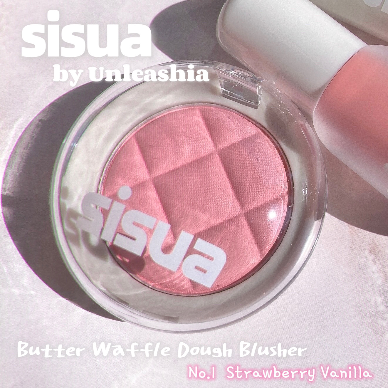 ワッフルドウブラッシャー/sisua by unleashia/ジェル・クリームチークを使ったクチコミ（2枚目）