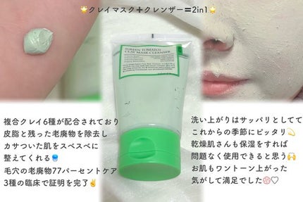 グリーントマトクレイマスククレンザー/FULLY/洗い流すパック・マスクを使ったクチコミ(2枚目)