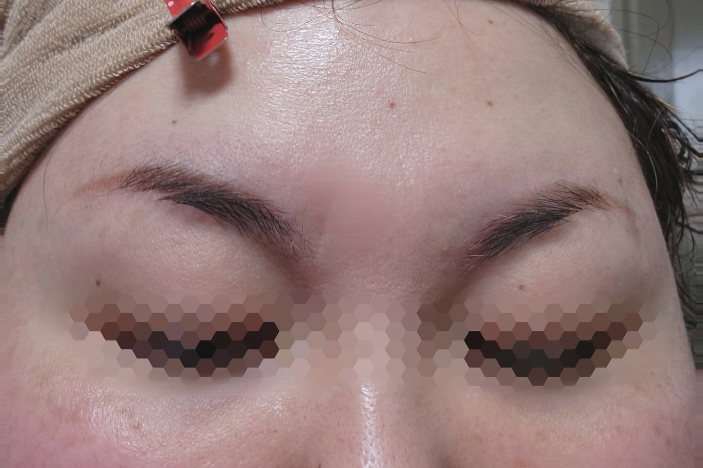 ケイト デザイニングアイブロウ 3D(デュアルコントゥアカラー)/KATE/パウダーアイブロウを使ったクチコミ(3枚目)