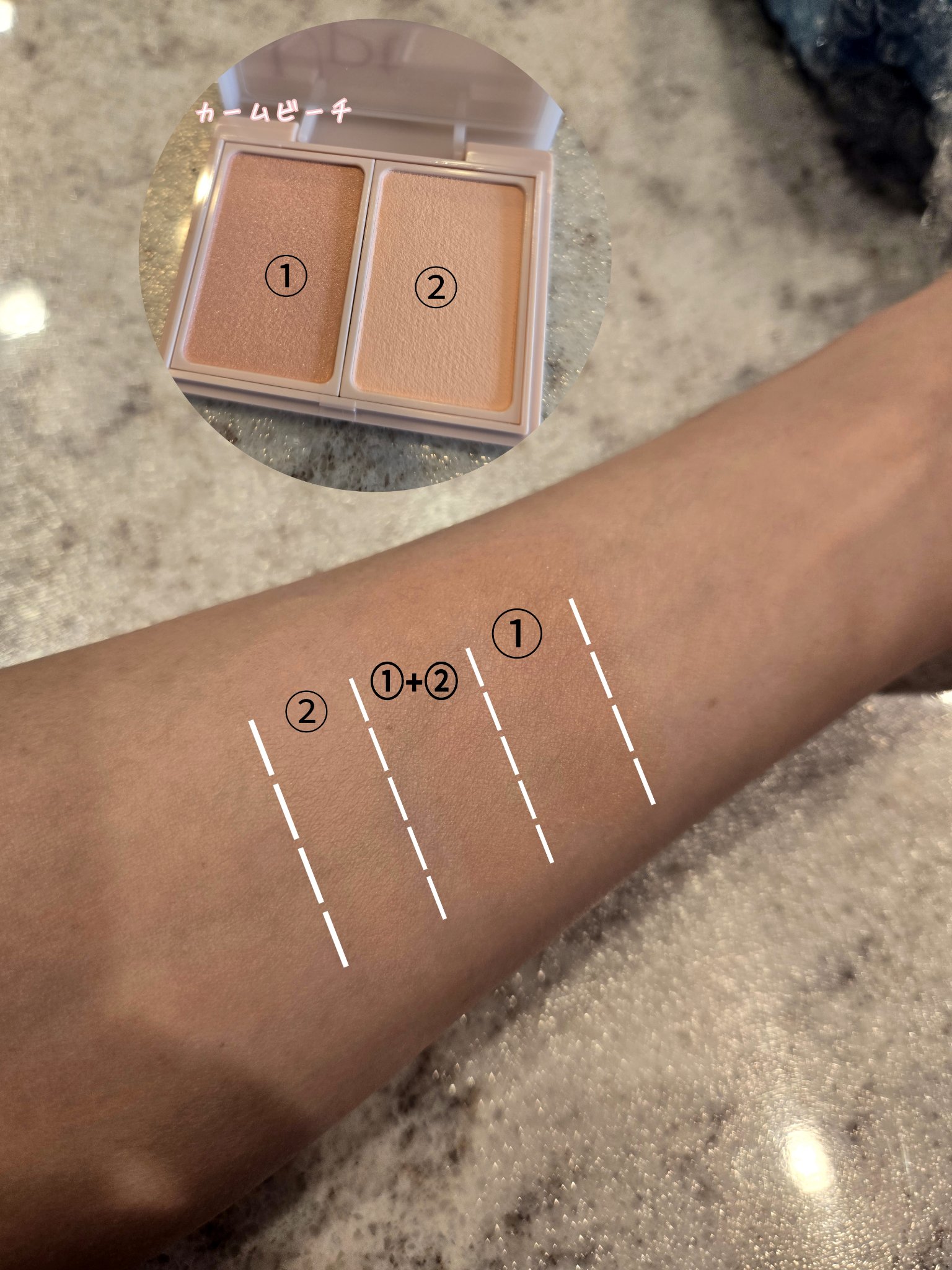 Upt FLUFFY CHEEK PALETTE /Upt/パウダーチークを使ったクチコミ（3枚目）