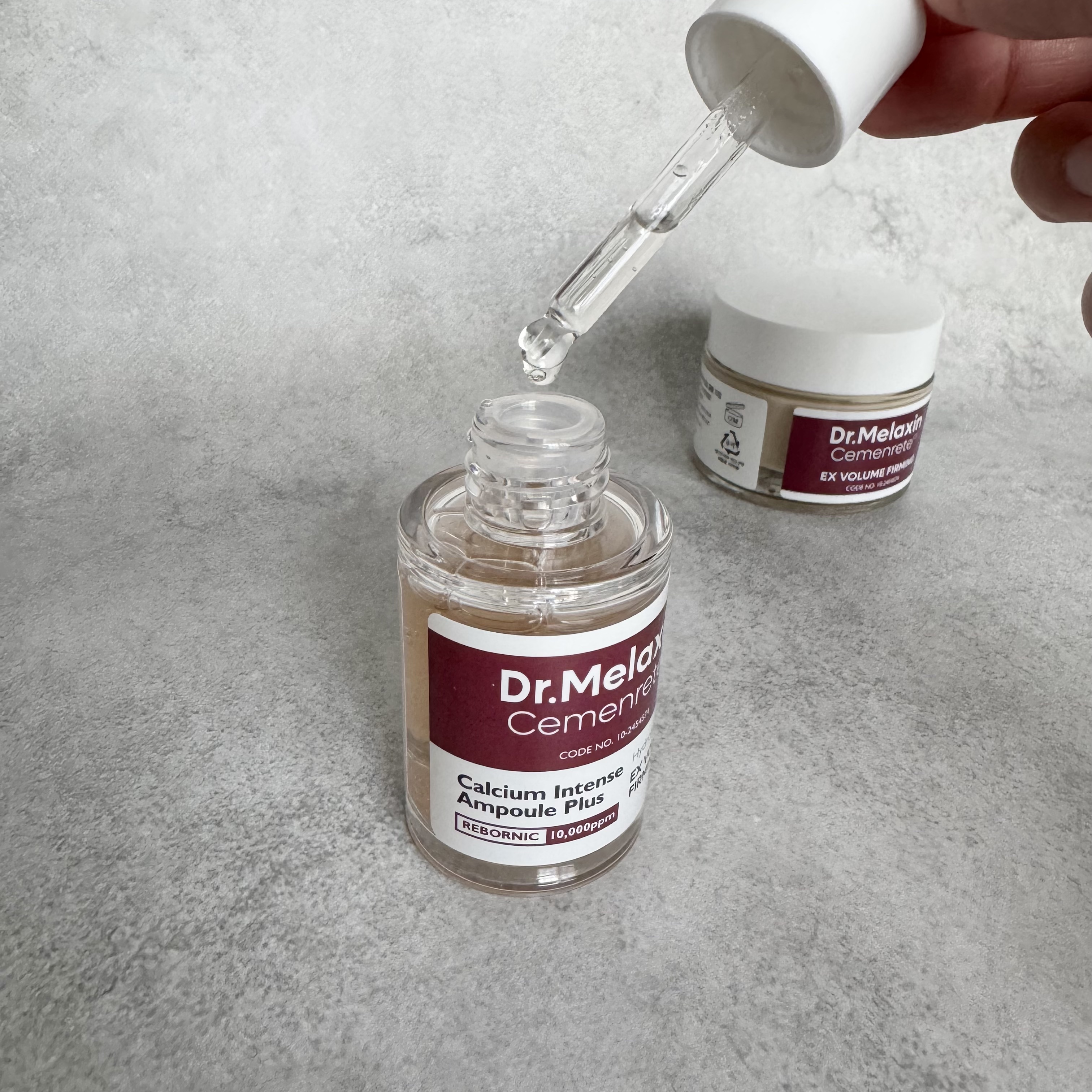 セメンリトカルシウムアンプル+セメンリトカルシウムクリーム/Dr.Melaxin/スキンケアキットを使ったクチコミ（2枚目）