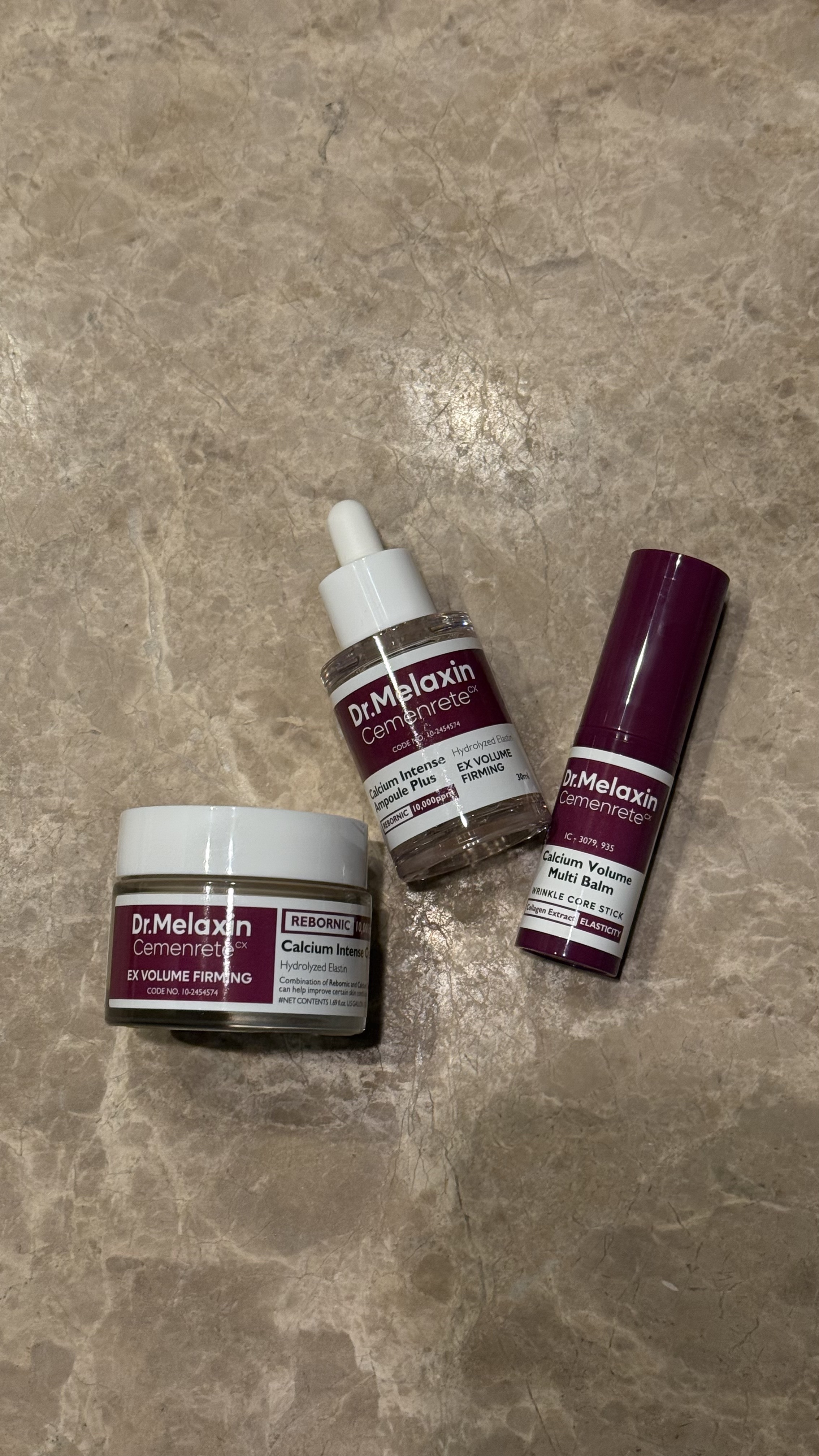 セメンリトカルシウムアンプル+セメンリトカルシウムクリーム/Dr.Melaxin/スキンケアキットを使ったクチコミ（1枚目）