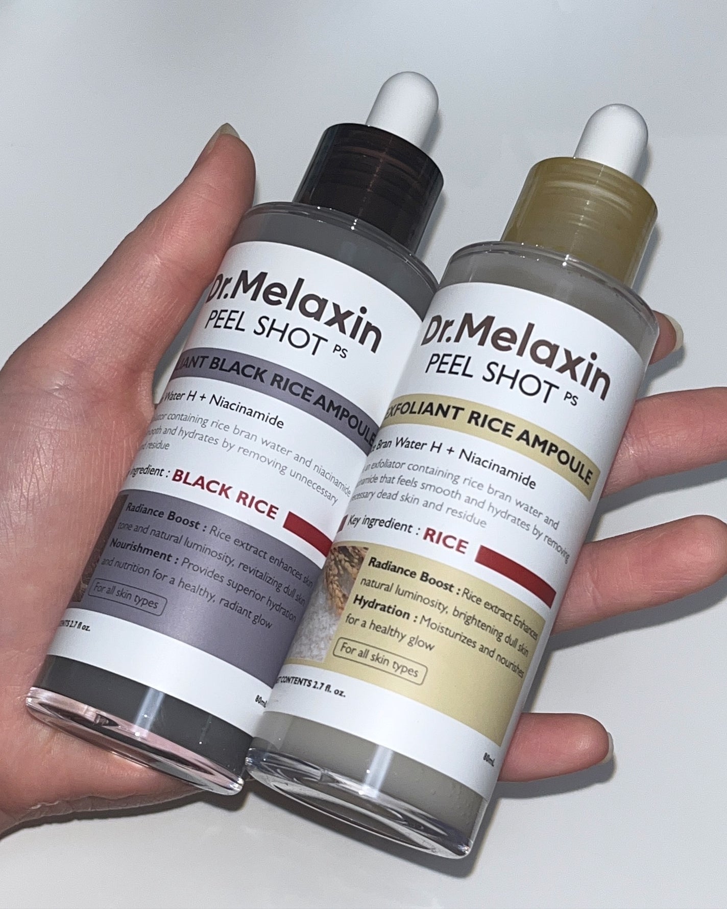 白米ピールショットゴマージュアンプル/Dr.Melaxin/美容液を使ったクチコミ(7枚目)