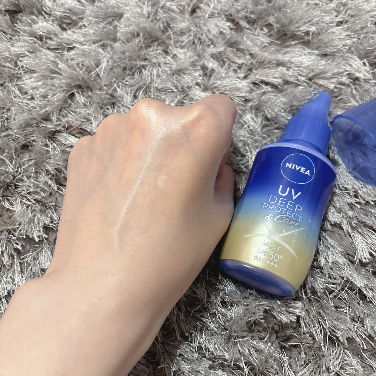 ニベアUV ディーププロテクト＆ケア ミルクミスト/ニベア/日焼け止めミスト・スプレーを使ったクチコミ（3枚目）