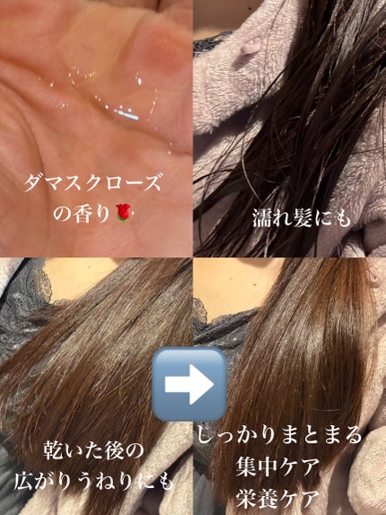 シルキーエッセンスヘアオイル /AZH/ヘアオイルを使ったクチコミ(2枚目)