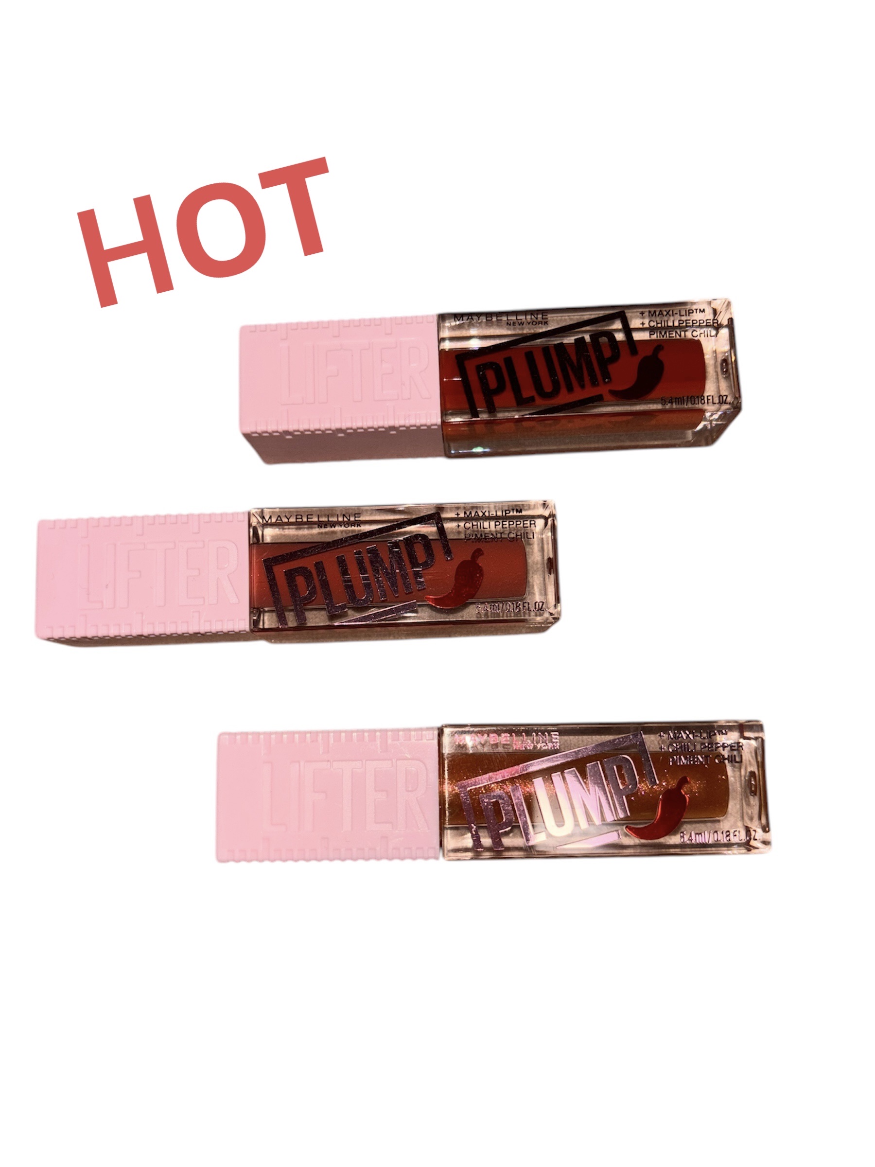 リフタープランプ 006 ホットチリ/MAYBELLINE NEW YORK/リップグロスを使ったクチコミ（1枚目）