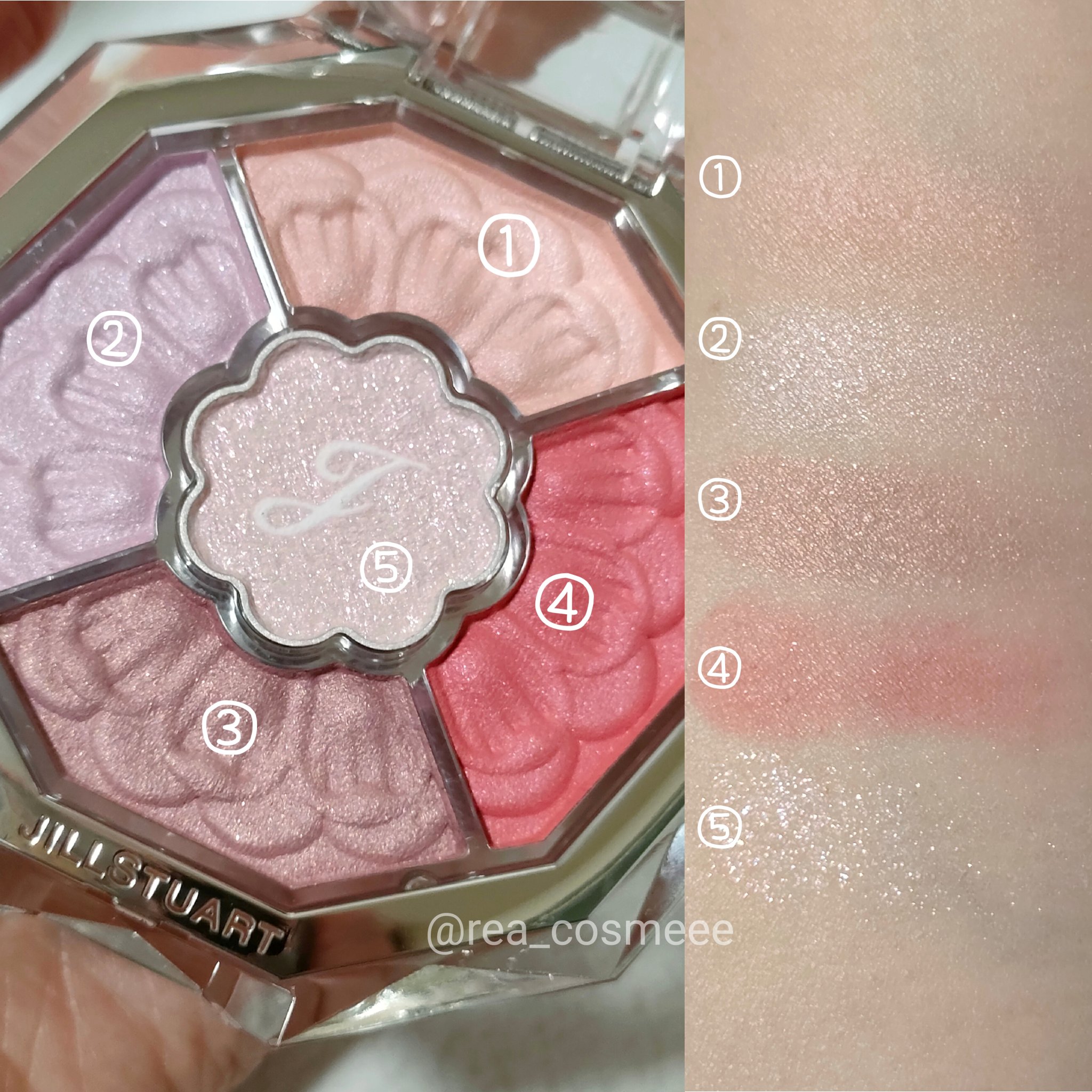 ジルスチュアート ブルームクチュール アイズ　ジュエルドブーケ/JILL STUART/アイシャドウパレットを使ったクチコミ（3枚目）