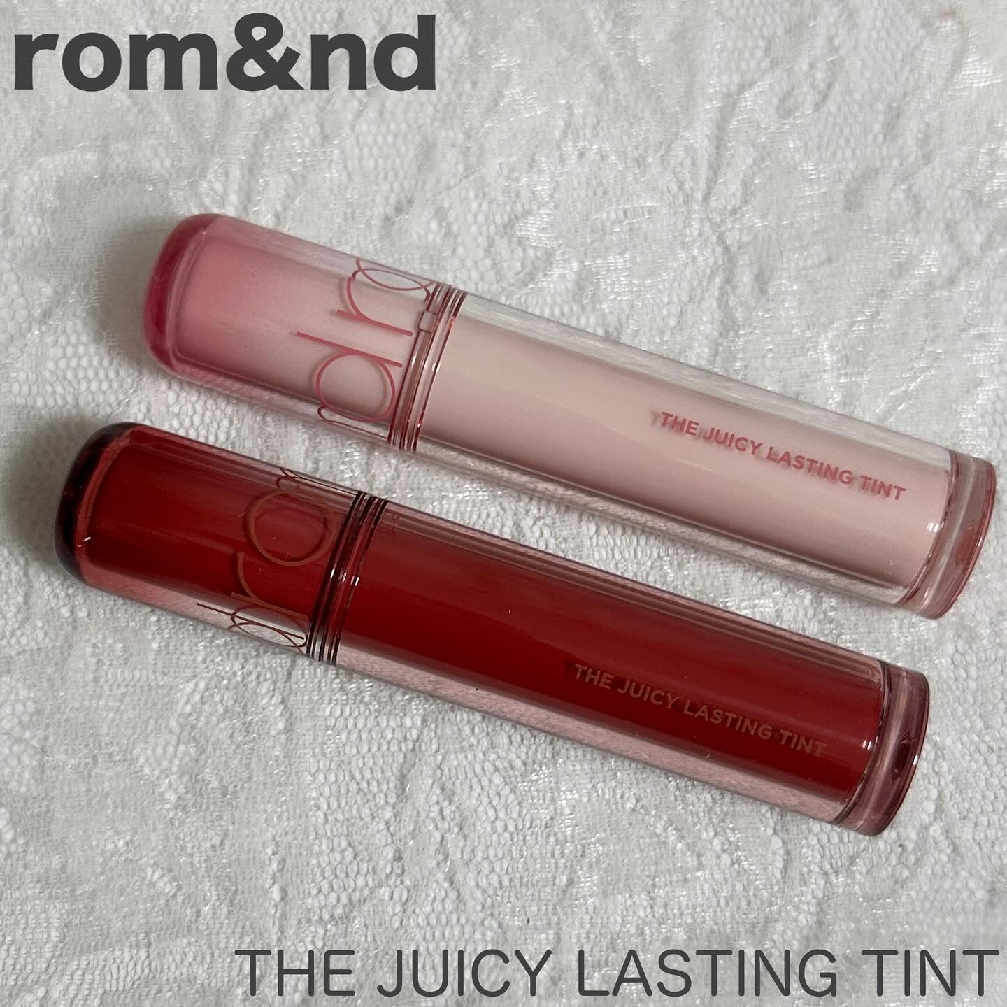 ザ ジューシーラスティングティント/rom&nd/リップティントを使ったクチコミ（1枚目）