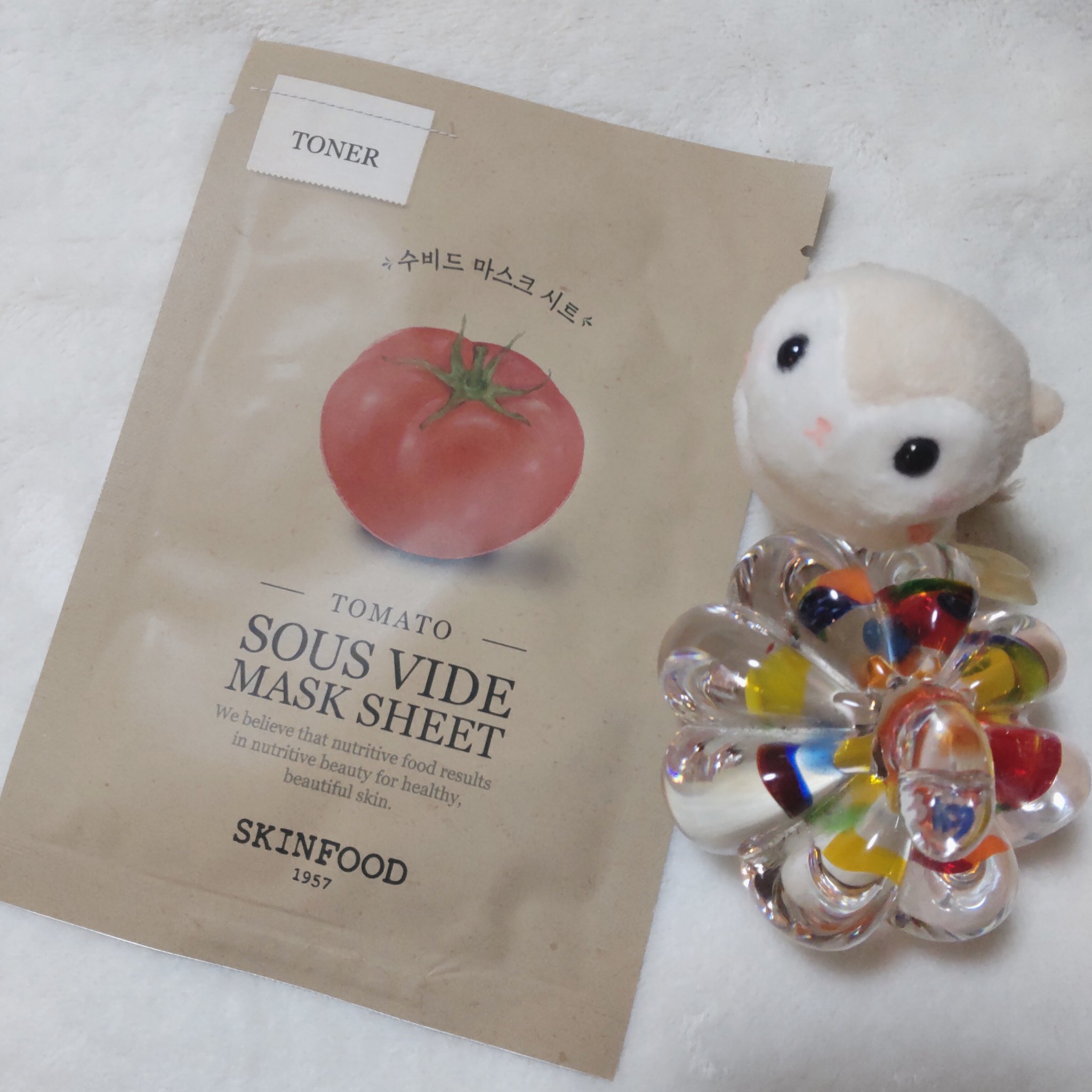 スーヴィッド マスクシート トマト/SKINFOOD/シートマスク・パックを使ったクチコミ（1枚目）