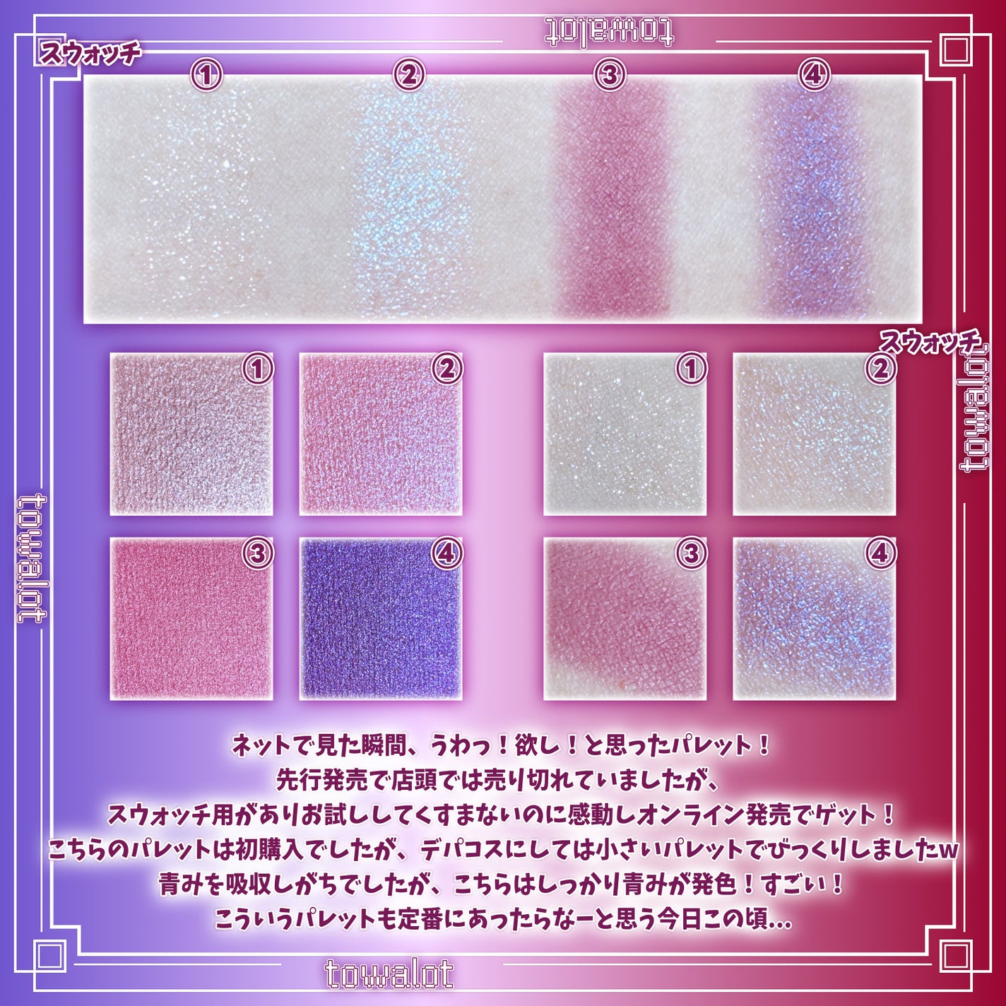 RMK シンクロマティック アイシャドウパレット/RMK/アイシャドウパレットを使ったクチコミ(2枚目)