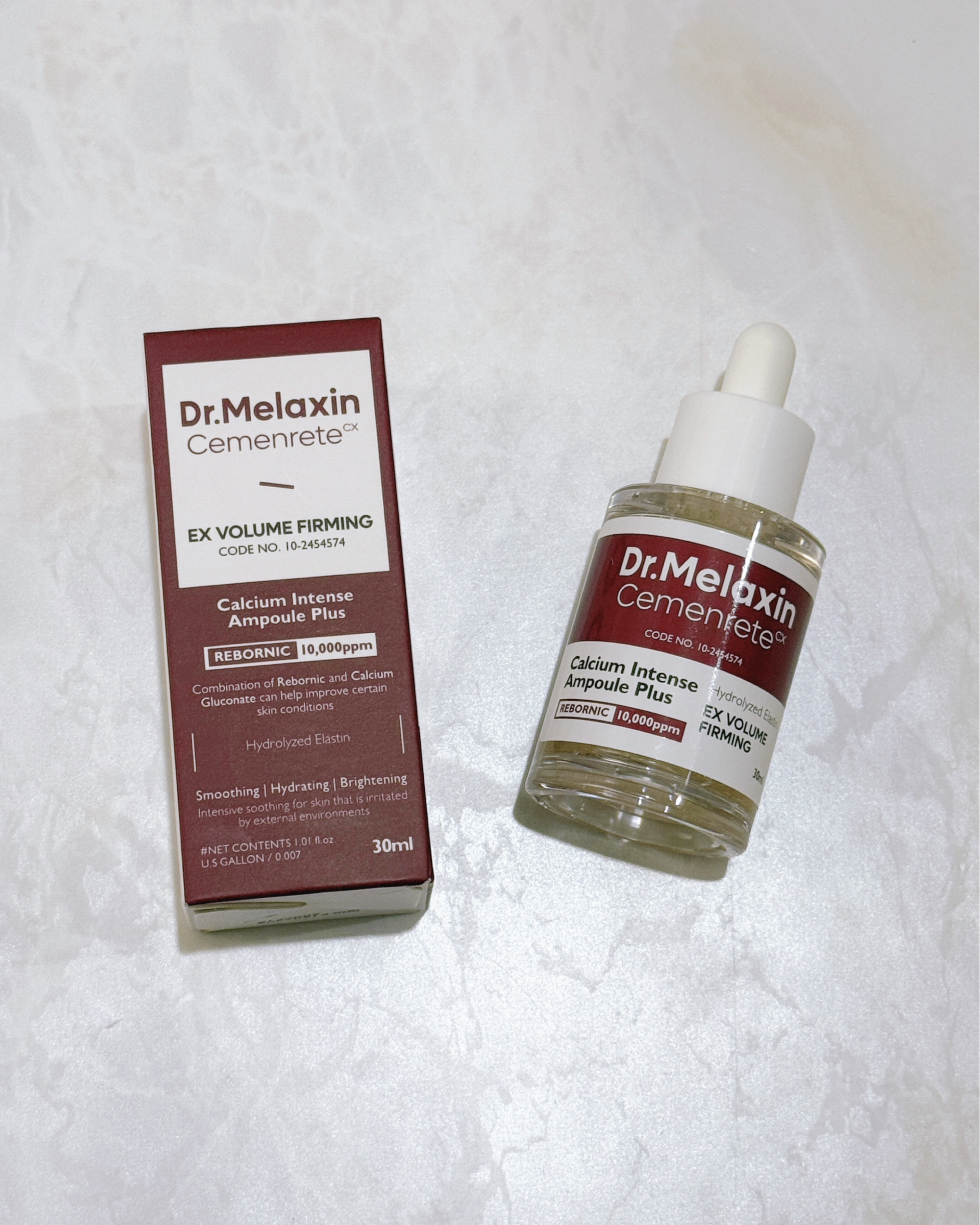 セメンリトカルシウムアンプル+セメンリトカルシウムクリーム/Dr.Melaxin/スキンケアキットを使ったクチコミ（2枚目）