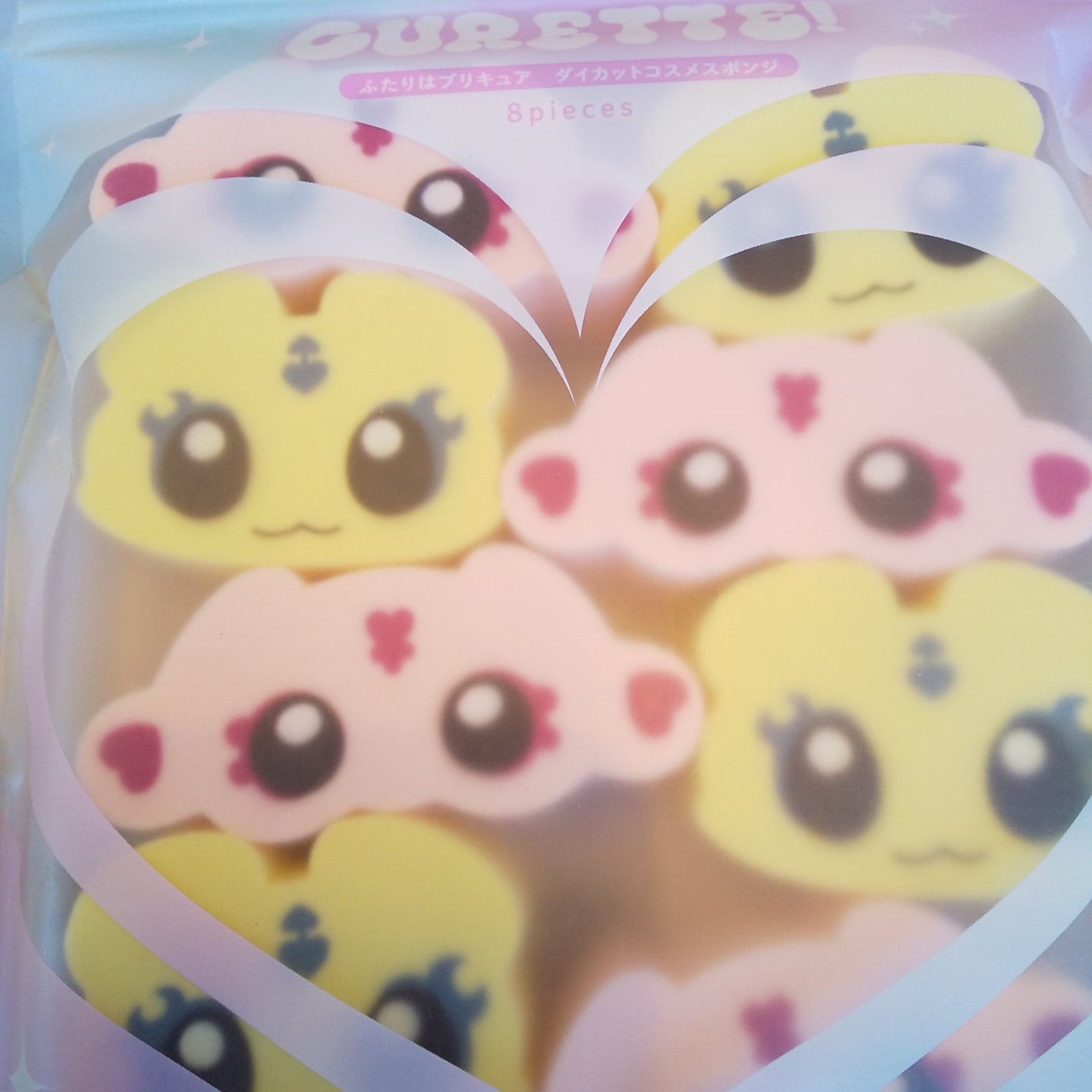 ふたりはプリキュア ダイカットコスメスポンジ /CURETTE!/パフ・スポンジを使ったクチコミ(3枚目)