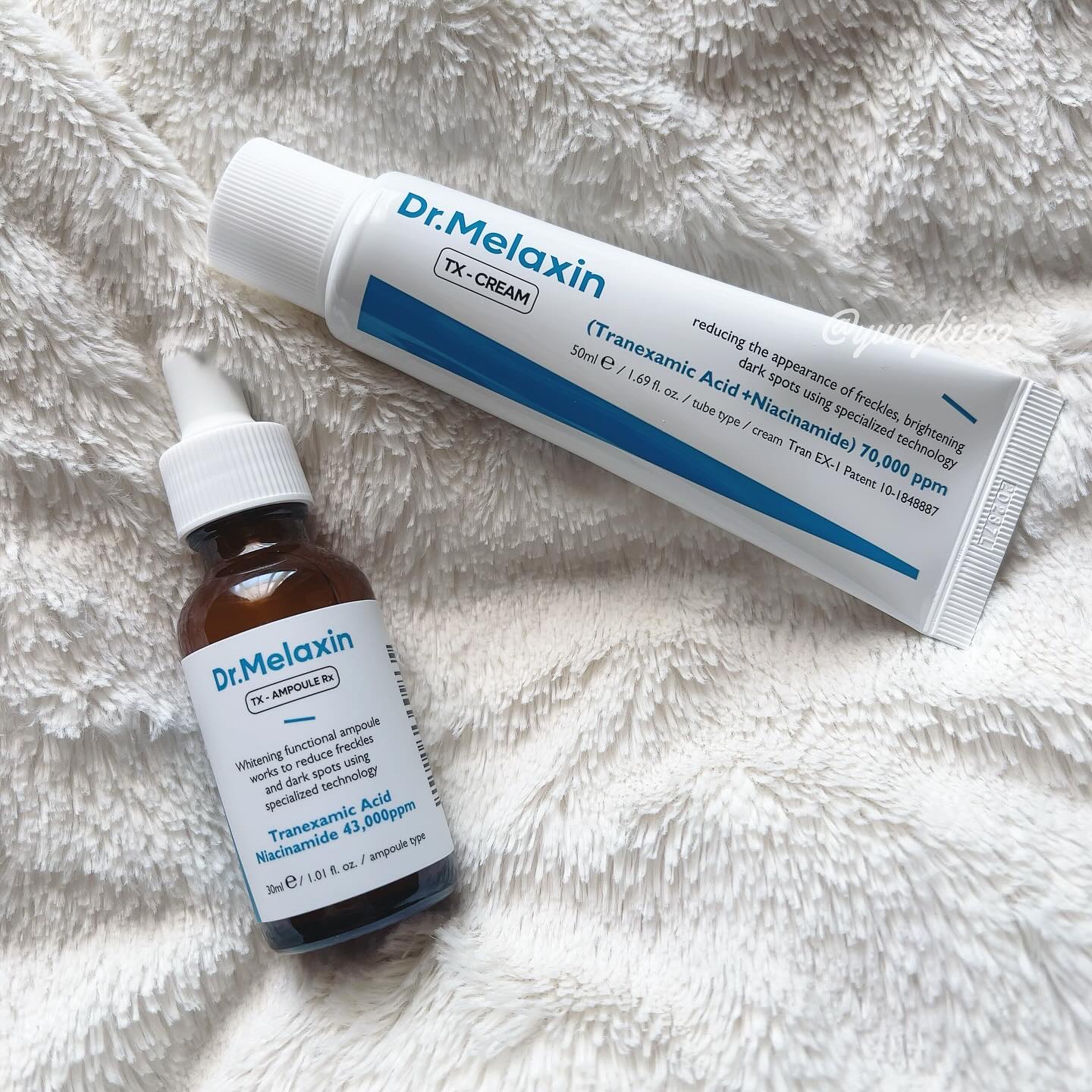 TXアンプルRX＋TXクリーム/Dr.Melaxin/スキンケアキットを使ったクチコミ（1枚目）