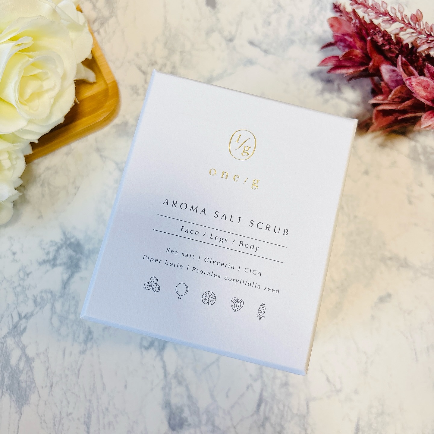 アロマソルトスクラブ/ワンオーバージー/ボディスクラブを使ったクチコミ（2枚目）