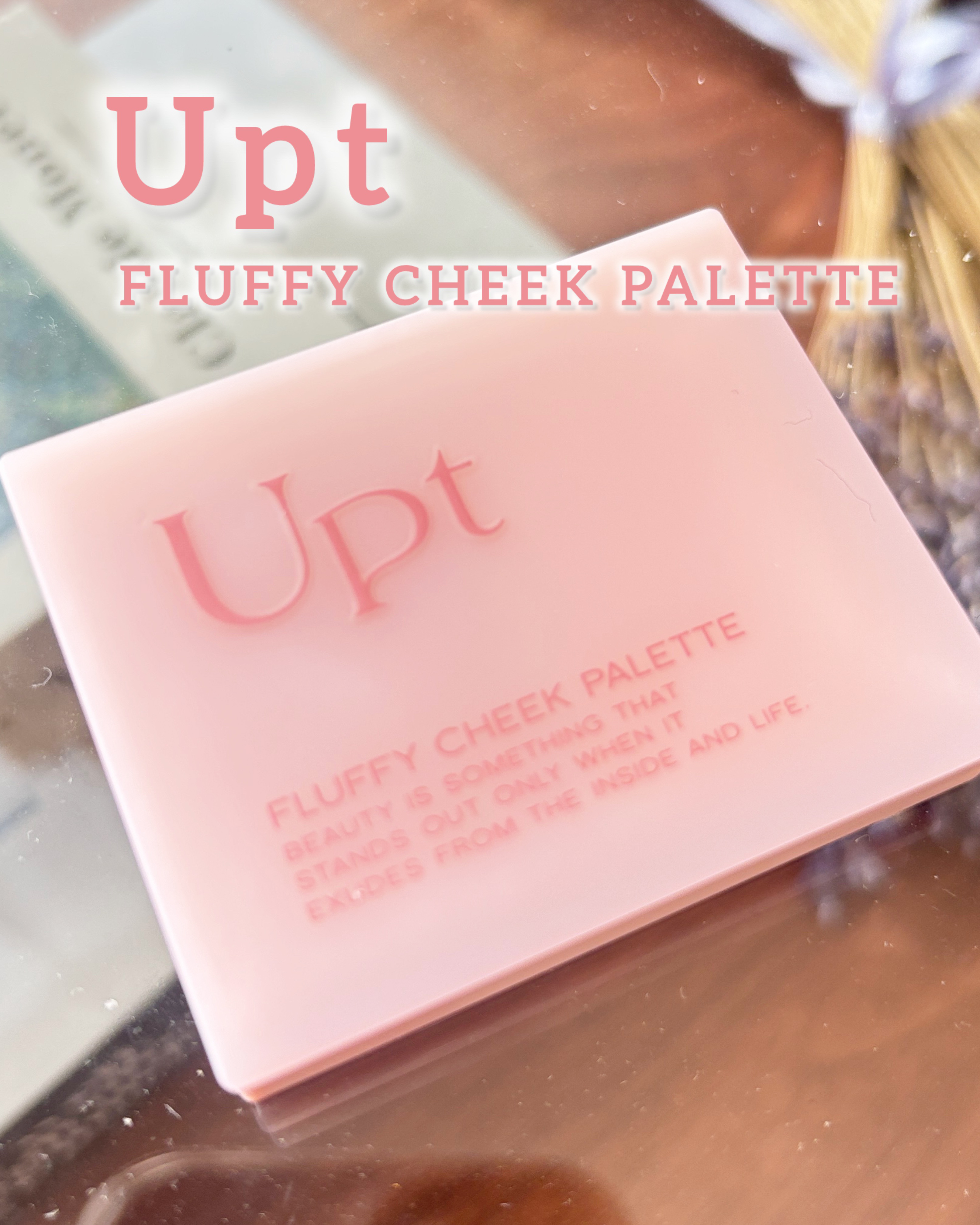 Upt FLUFFY CHEEK PALETTE  01 calm beach（カームビーチ）/Upt/パウダーチークを使ったクチコミ（1枚目）