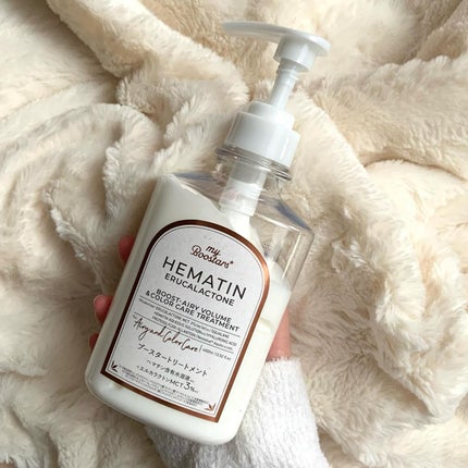 ヘマチン ブースター シャンプー /トリートメント ペアー&ムスクの香り/マイブースターズ/市販シャンプーを使ったクチコミ(4枚目)