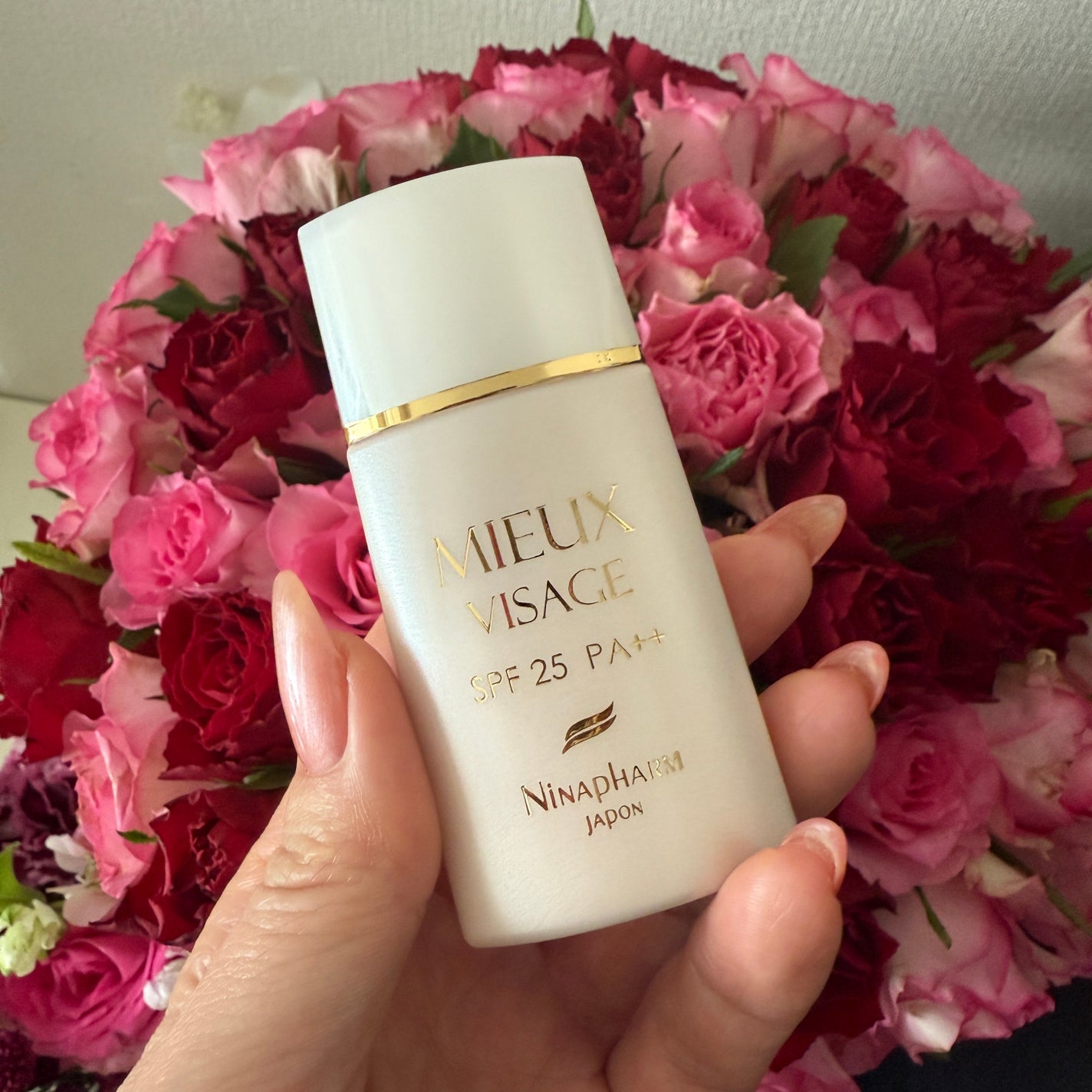 UVリキッド ミュー ヴィサージュ/ニナファームジャポン/日焼け止めローションを使ったクチコミ(1枚目)