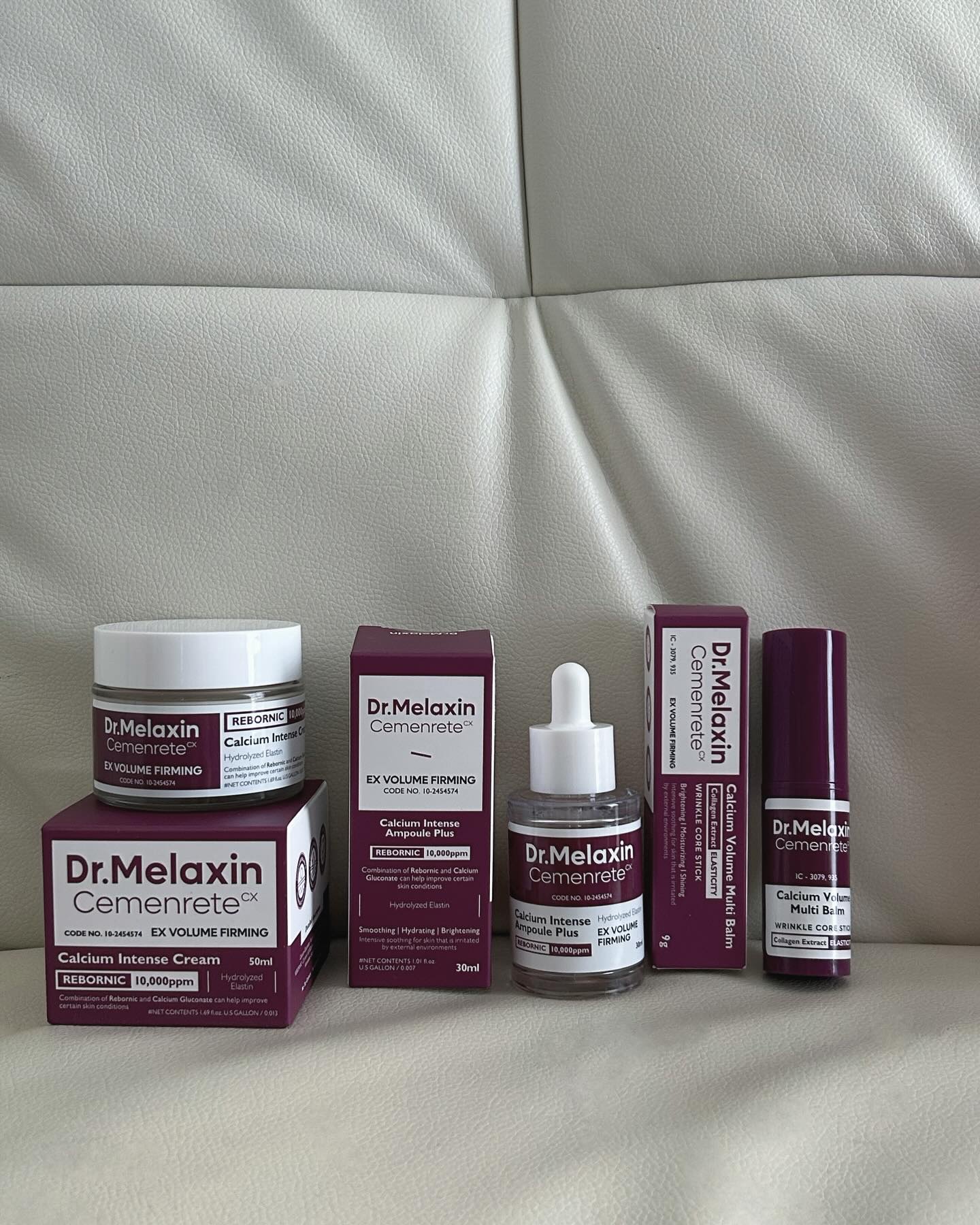 セメンリトカルシウムアンプル+セメンリトカルシウムクリーム/Dr.Melaxin/スキンケアキットを使ったクチコミ（1枚目）