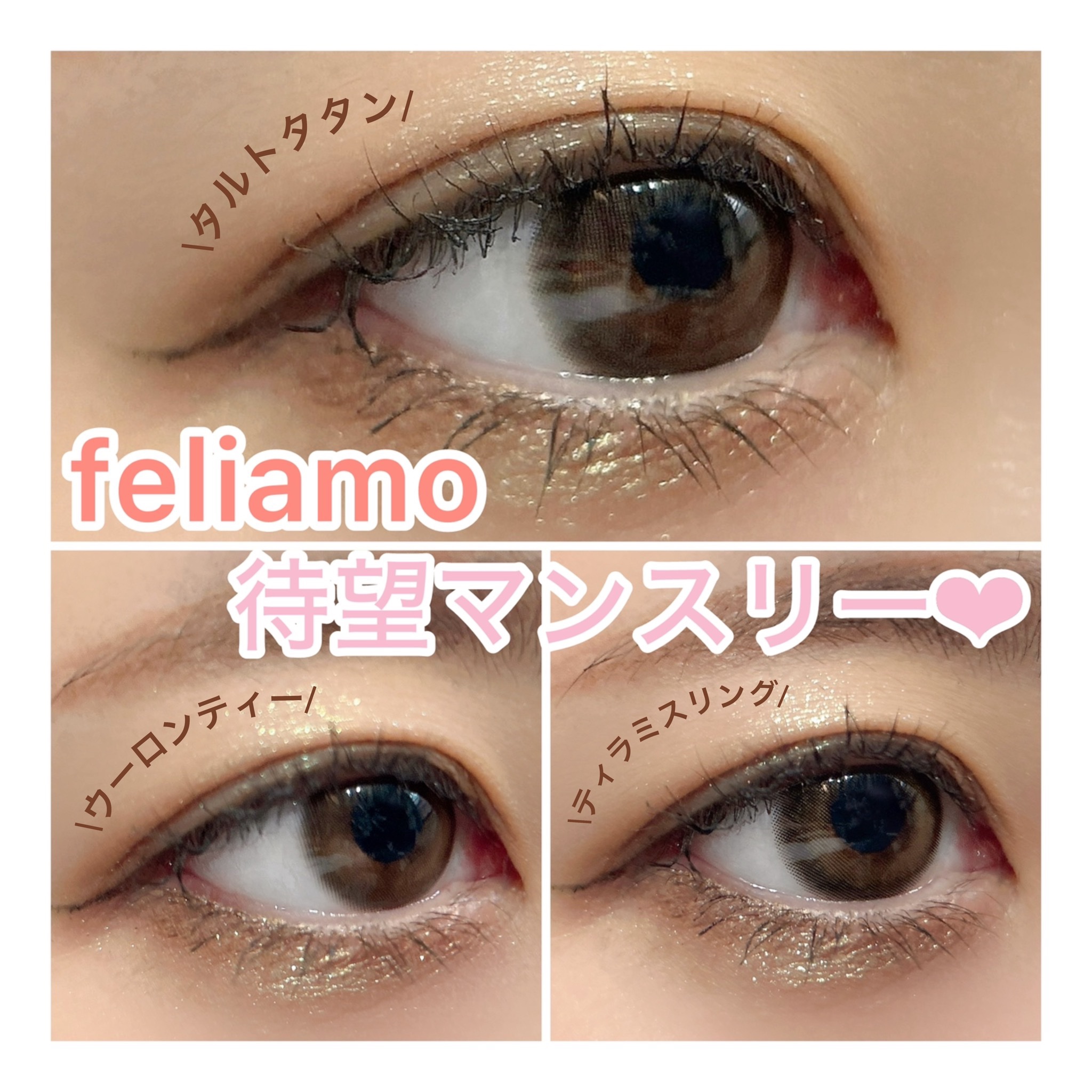 feliamo 1month ティラミスリング/feliamo/１ヶ月（１MONTH）カラコンを使ったクチコミ（1枚目）