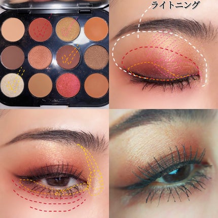 コネクト イン カラー アイシャドウ パレット × 12/M・A・C/アイシャドウパレットを使ったクチコミ(5枚目)