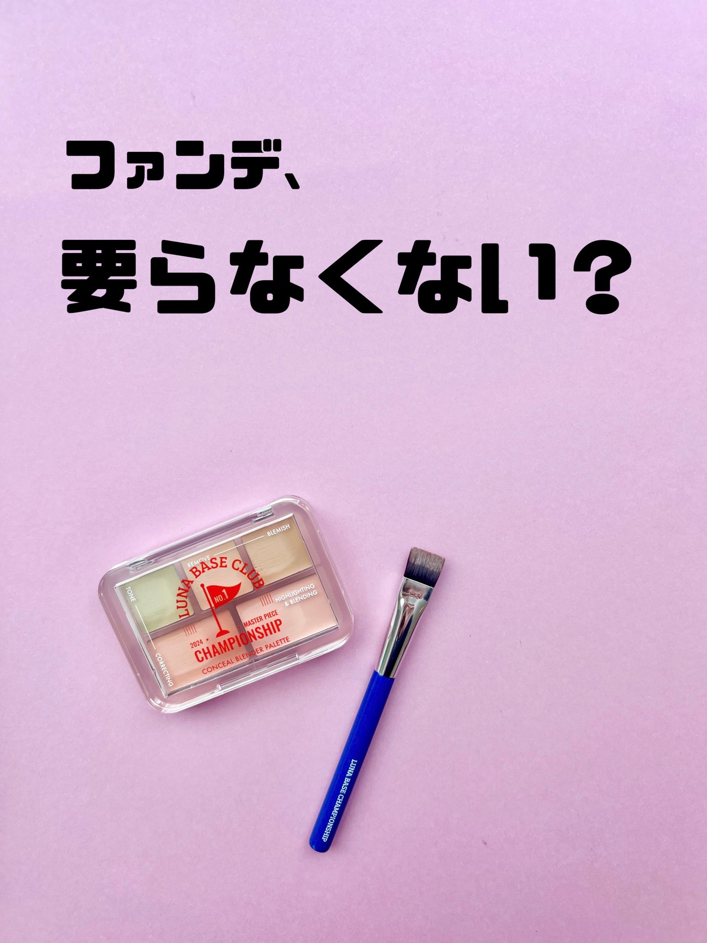 コンシールブレンダーパレット/LUNA/パレットコンシーラーを使ったクチコミ(1枚目)