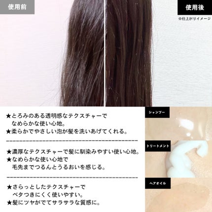 ウォーターベール モイストシャンプー/トリートメント/emplir/市販シャンプーを使ったクチコミ(2枚目)