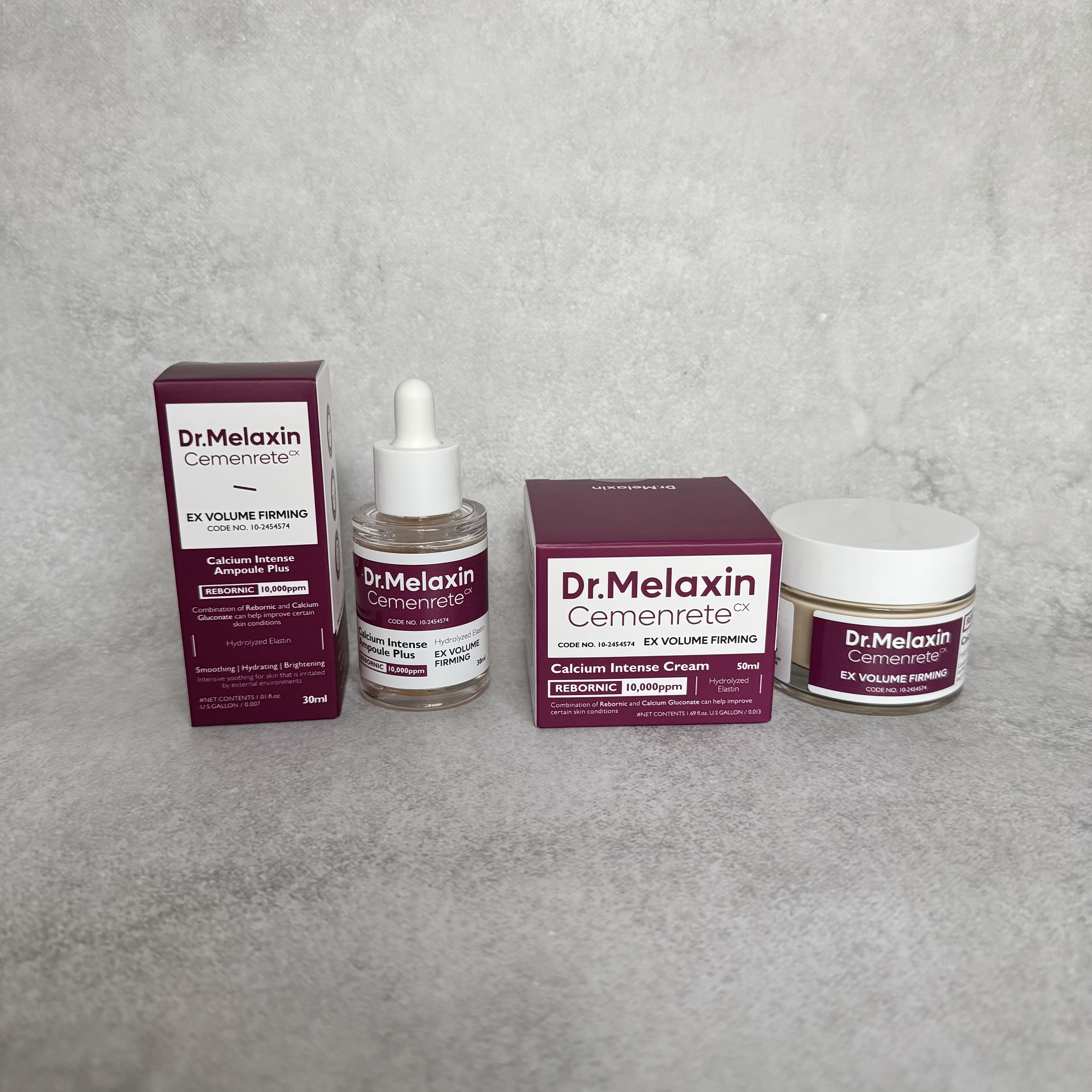 セメンリトカルシウムアンプル+セメンリトカルシウムクリーム/Dr.Melaxin/スキンケアキットを使ったクチコミ（1枚目）