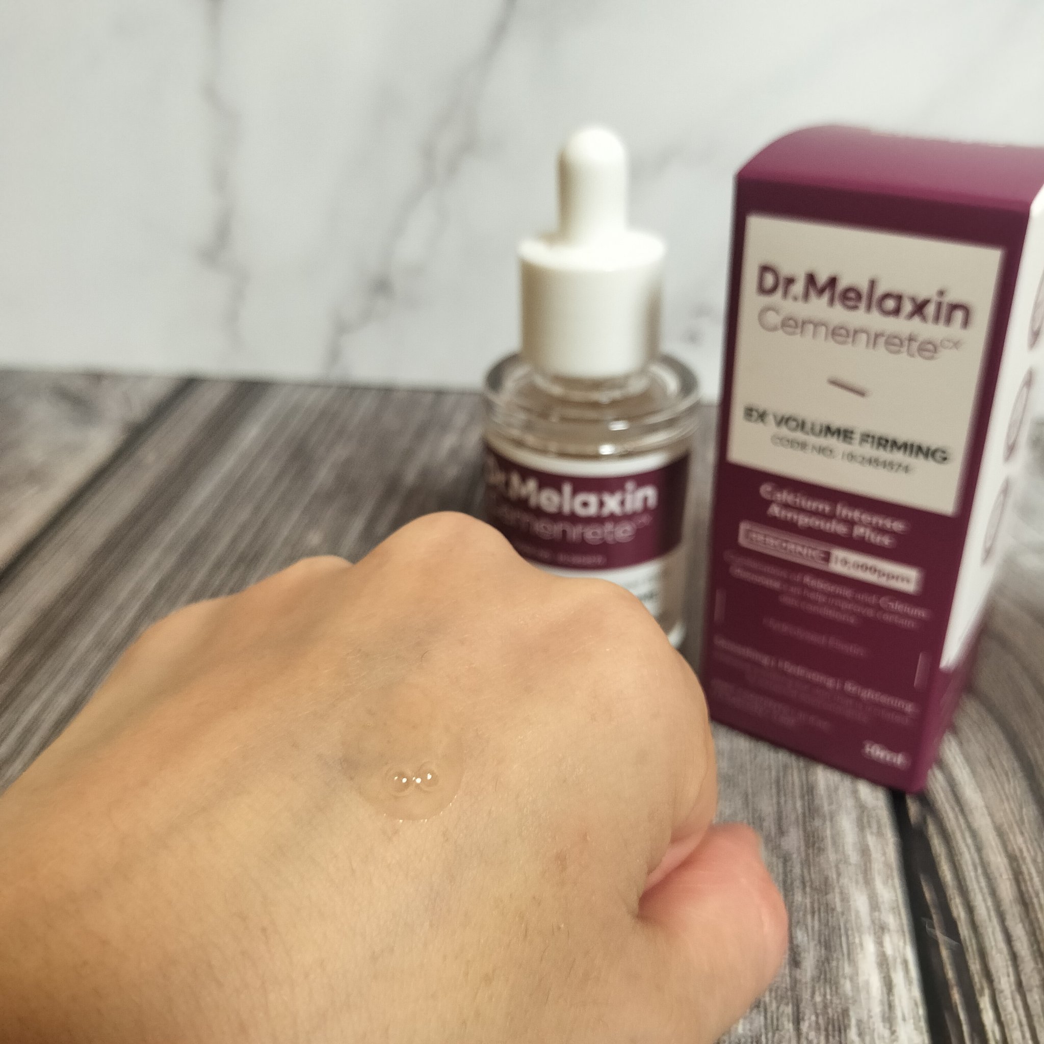 セメンリトカルシウムアンプル+セメンリトカルシウムクリーム/Dr.Melaxin/スキンケアキットを使ったクチコミ（3枚目）