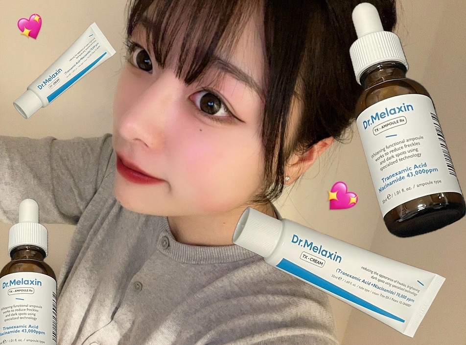 TXアンプルRX＋TXクリーム/Dr.Melaxin/スキンケアキットを使ったクチコミ（1枚目）
