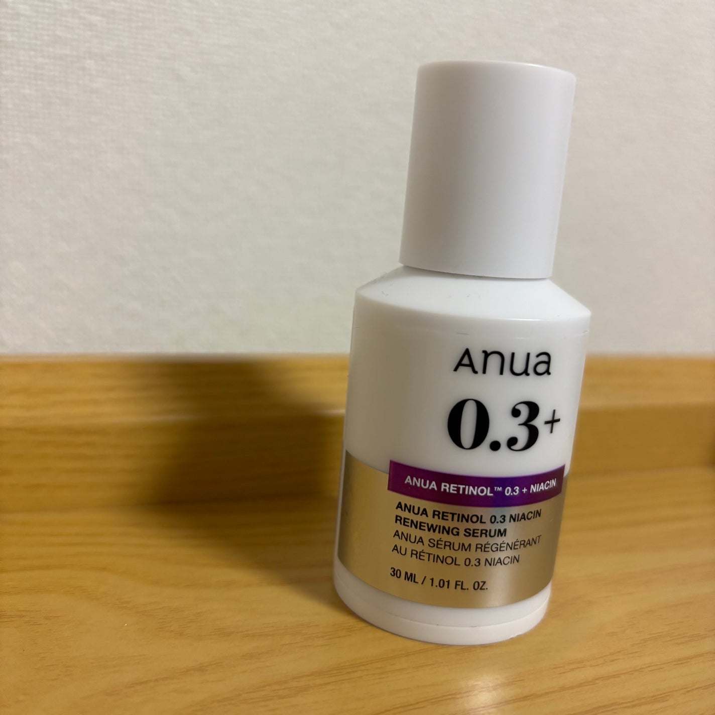 レチノール0.3 ナイアシンリニューイングセラム/Anua/美容液を使ったクチコミ(1枚目)