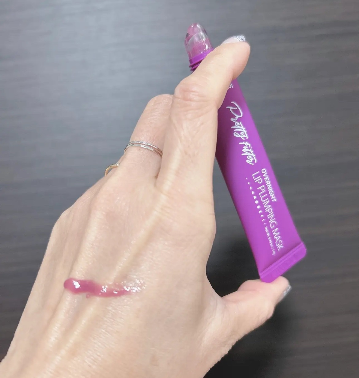 プリティフィルターオーバーナイトリッププランピングマスク/touch in SOL /リップマスクを使ったクチコミ（2枚目）