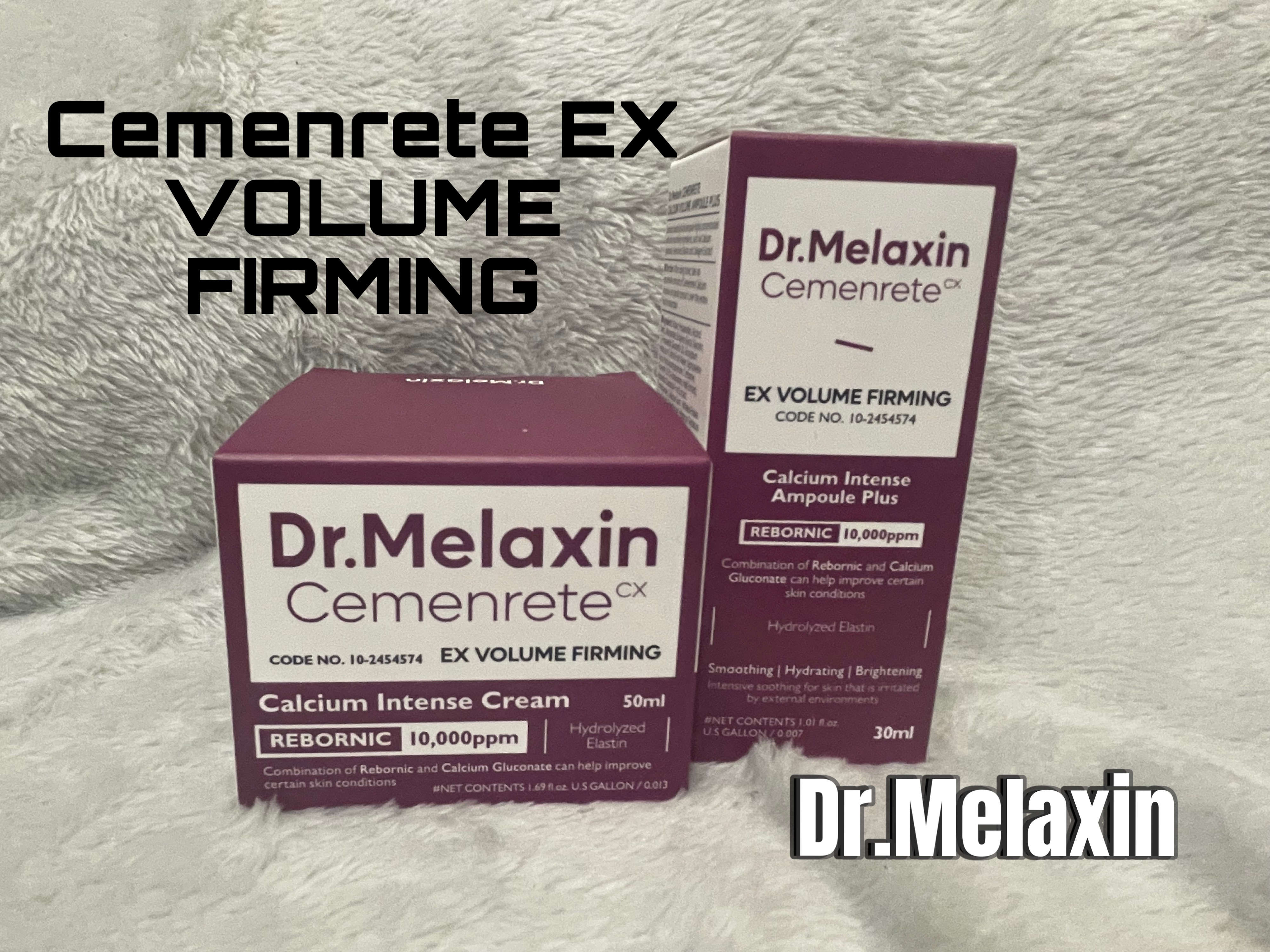 セメンリトカルシウムアンプル+セメンリトカルシウムクリーム/Dr.Melaxin/スキンケアキットを使ったクチコミ（1枚目）