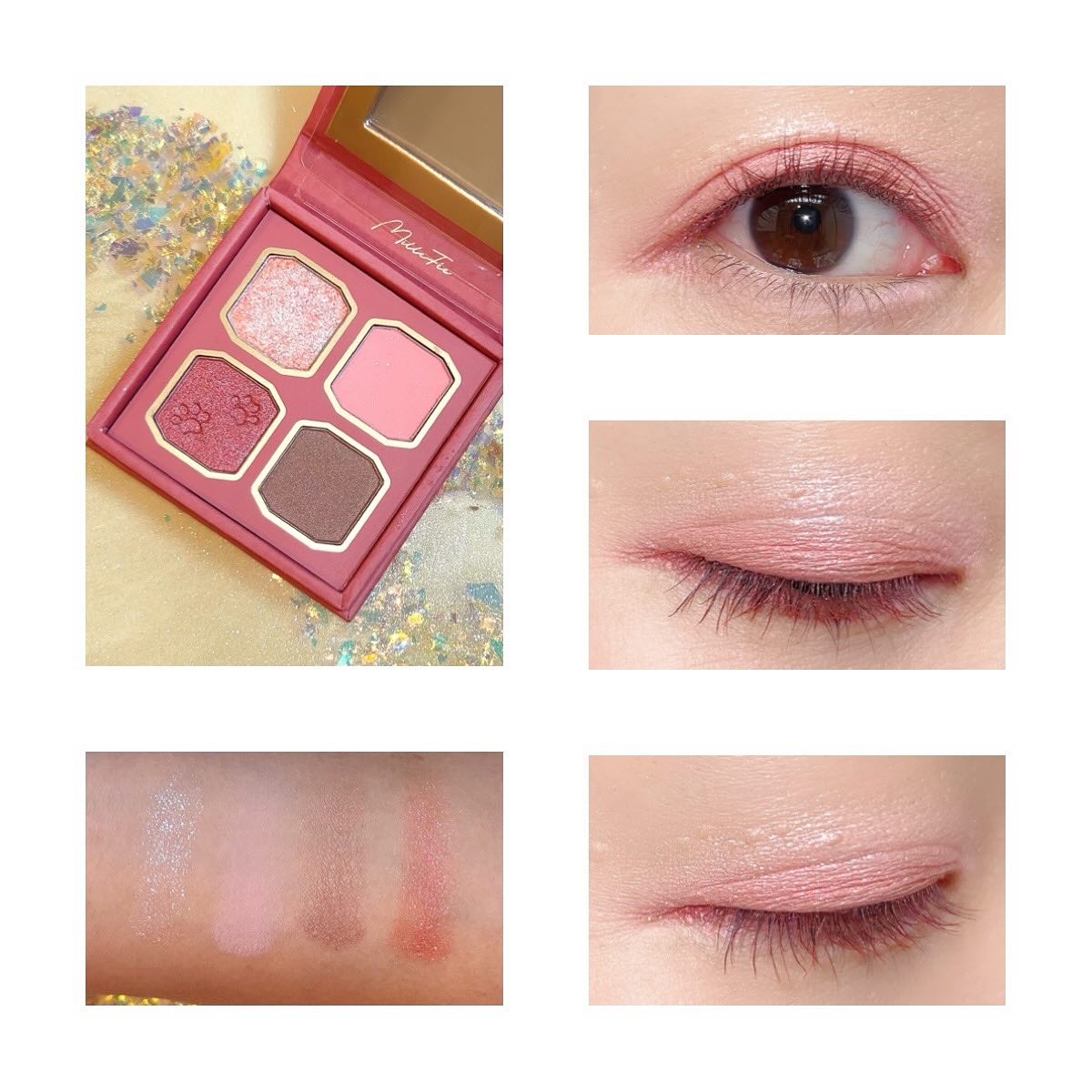 マイキティアイパレット/MilleFée/アイシャドウパレットを使ったクチコミ（2枚目）