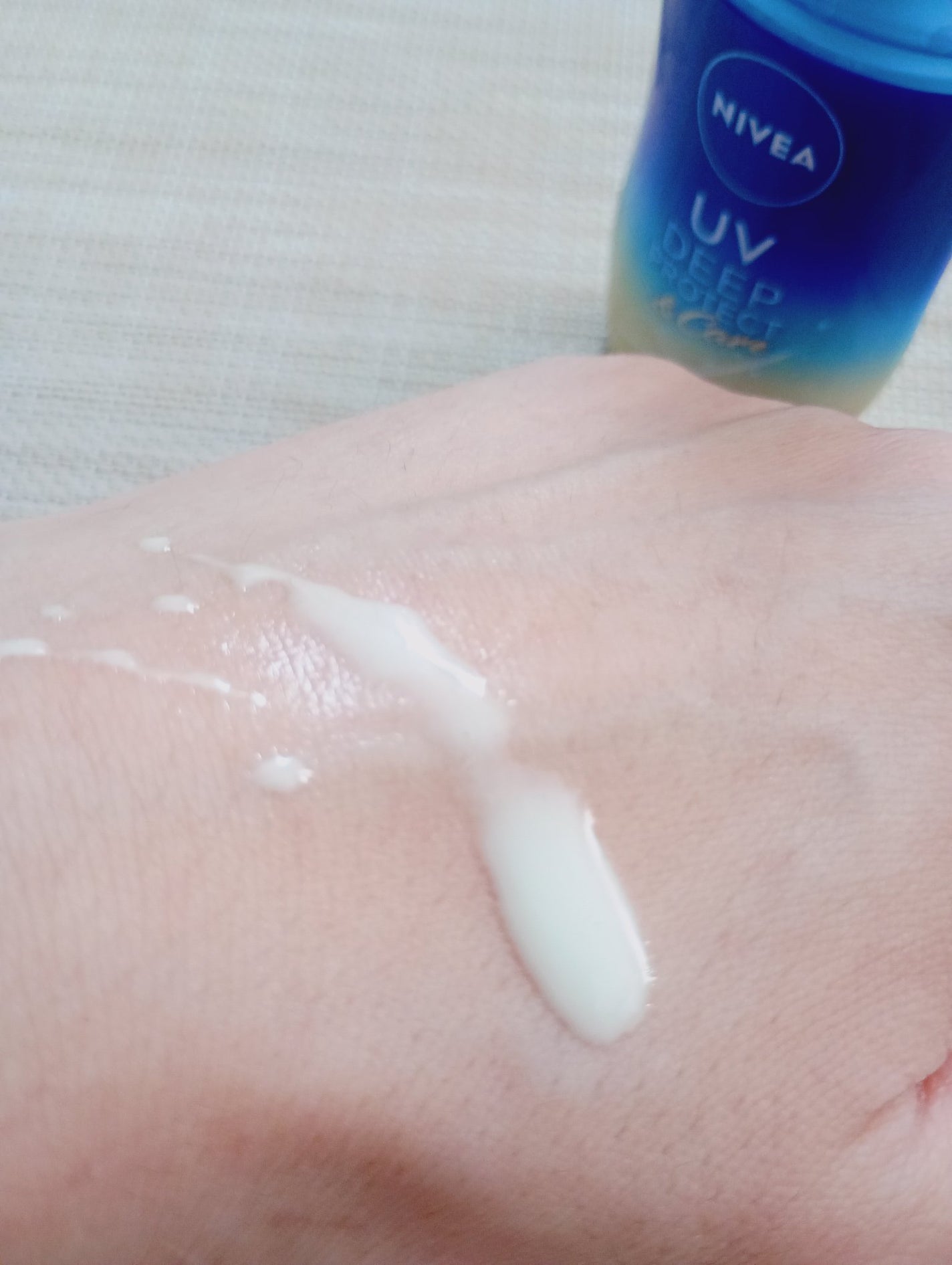 ニベアUV ディーププロテクト&ケア ミルクミスト/ニベア/日焼け止めミスト・スプレーを使ったクチコミ(2枚目)