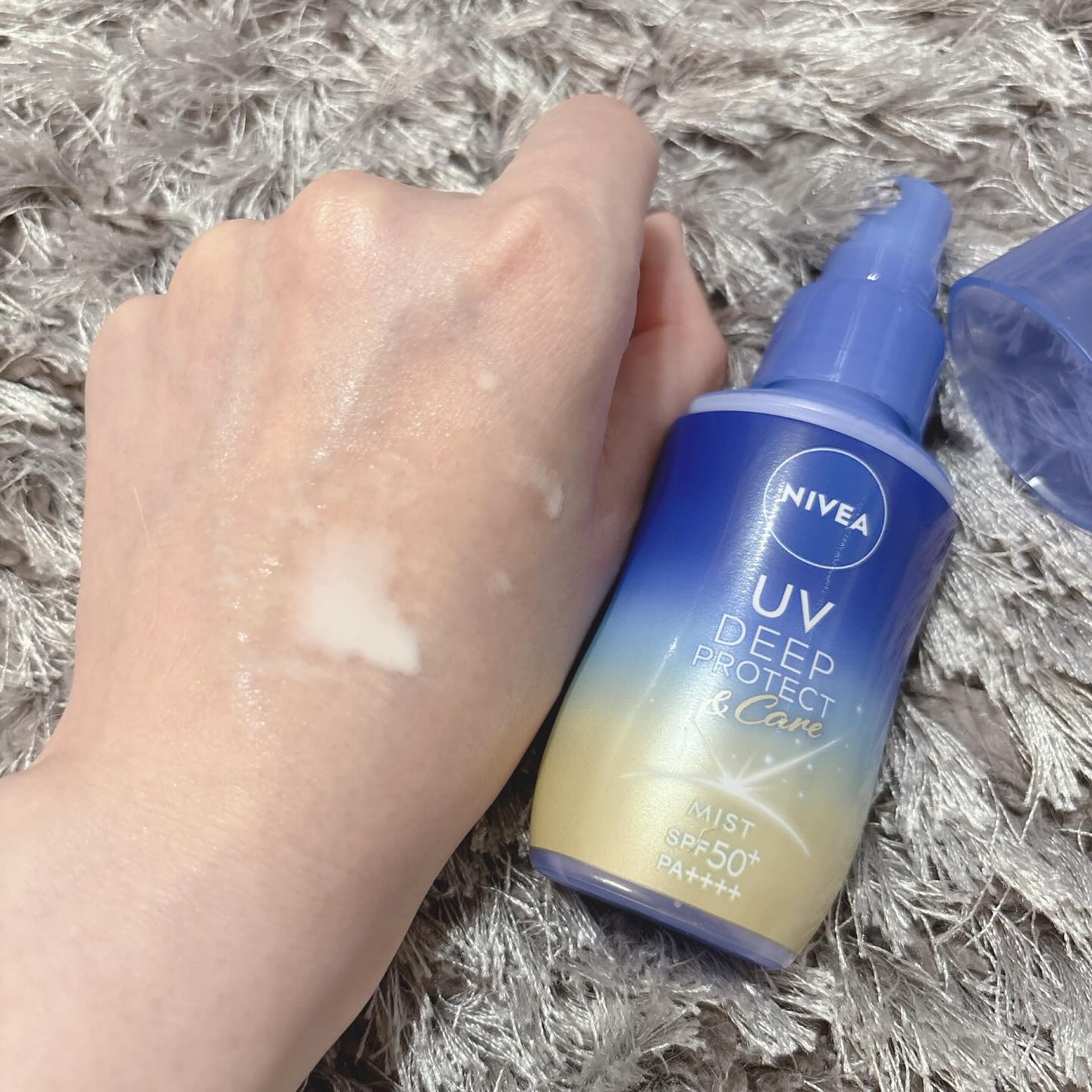 ニベアUV ディーププロテクト＆ケア ミルクミスト/ニベア/日焼け止めミスト・スプレーを使ったクチコミ（2枚目）