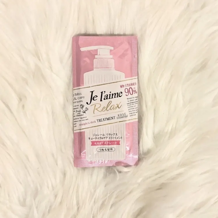 リラックス シャンプー／トリートメント(ストレート＆スリーク) トリートメント(つめかえ)/Je l'aime/シャンプー・コンディショナーを使ったクチコミ（1枚目）
