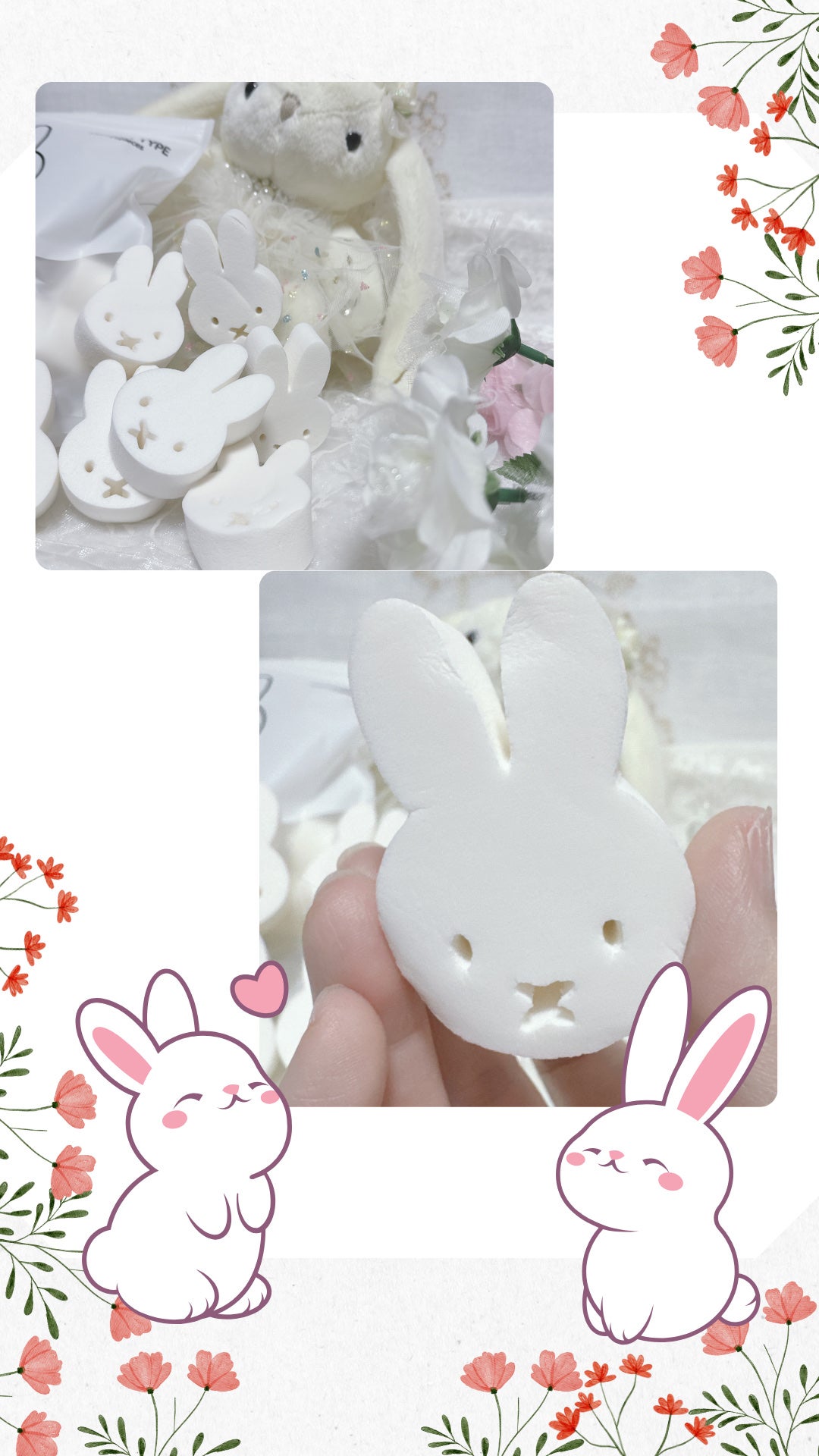 miffy ダイカットパフ /ミッフィー メイクアップシリーズ/パフ・スポンジを使ったクチコミ(4枚目)