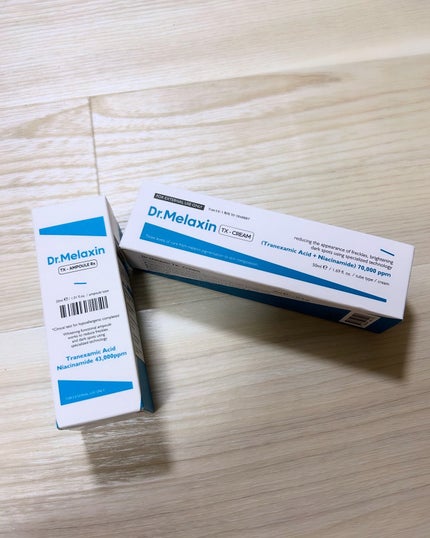 TXアンプルRX+TXクリーム/Dr.Melaxin/スキンケアキットを使ったクチコミ(2枚目)