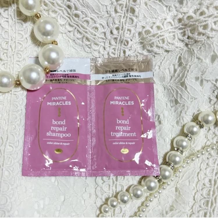 ボンド リペア (カラーシャイン & リペア) シャンプー ＆ トリートメント/パンテーン/市販シャンプーを使ったクチコミ（1枚目）