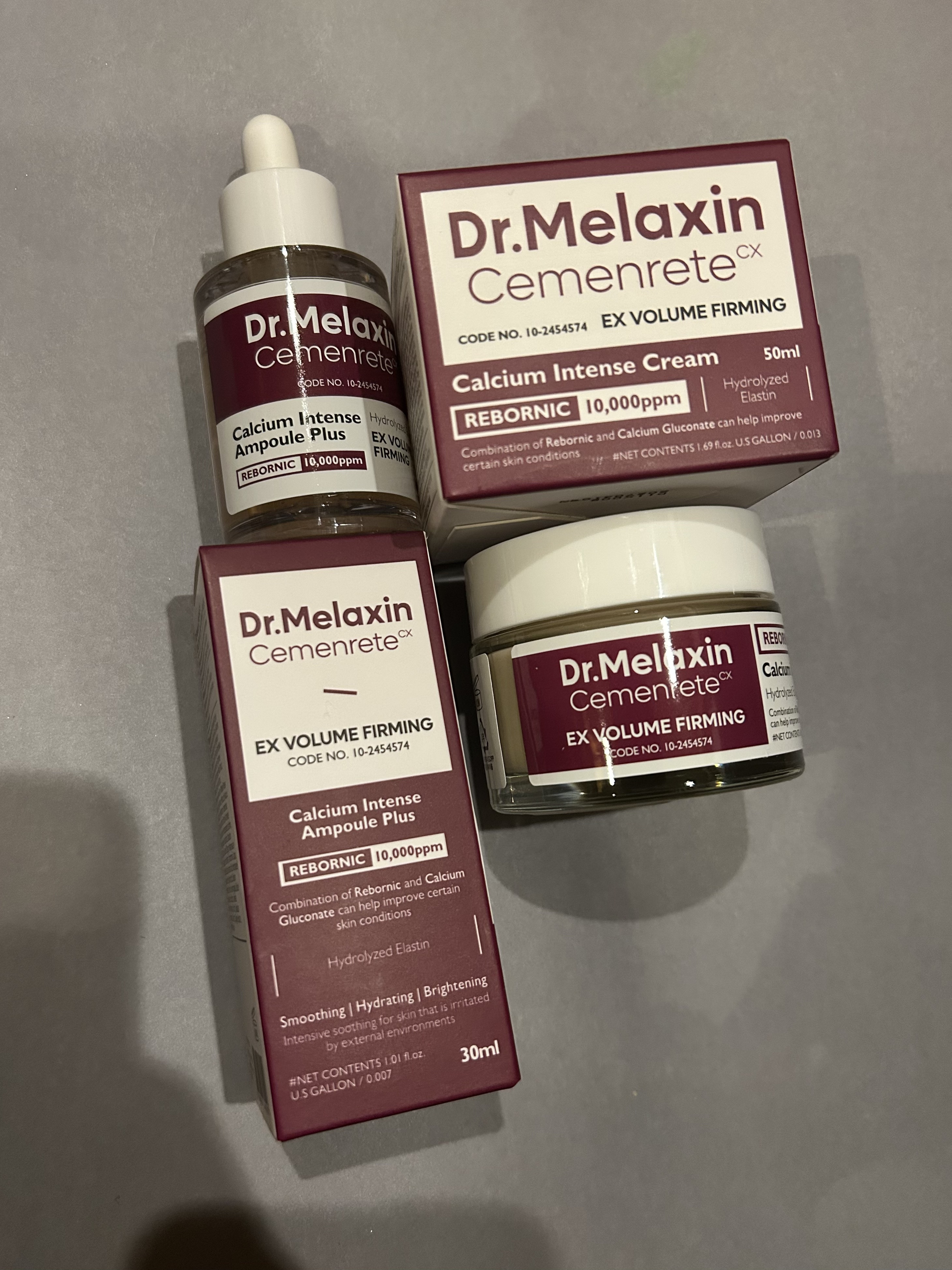 セメンリトカルシウムアンプル+セメンリトカルシウムクリーム/Dr.Melaxin/スキンケアキットを使ったクチコミ（1枚目）