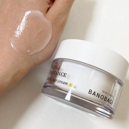 アルファラディアンスメラクリア クリーム/BANOBAGI/フェイスクリームを使ったクチコミ(4枚目)