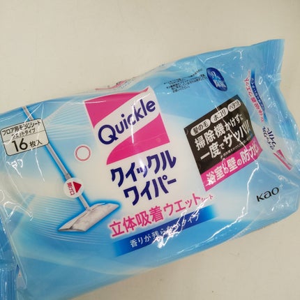 クイックルワイパー 立体吸着ウエットシート/クイックル/その他を使ったクチコミ(4枚目)