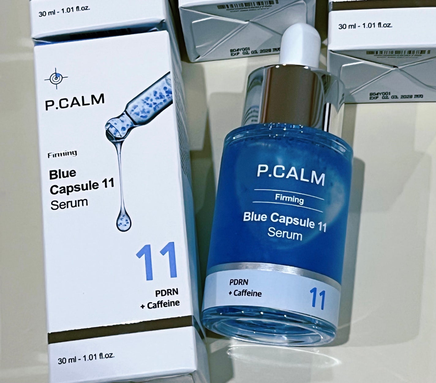 PDRN カフェインブルーカプセルセラム P.CALM