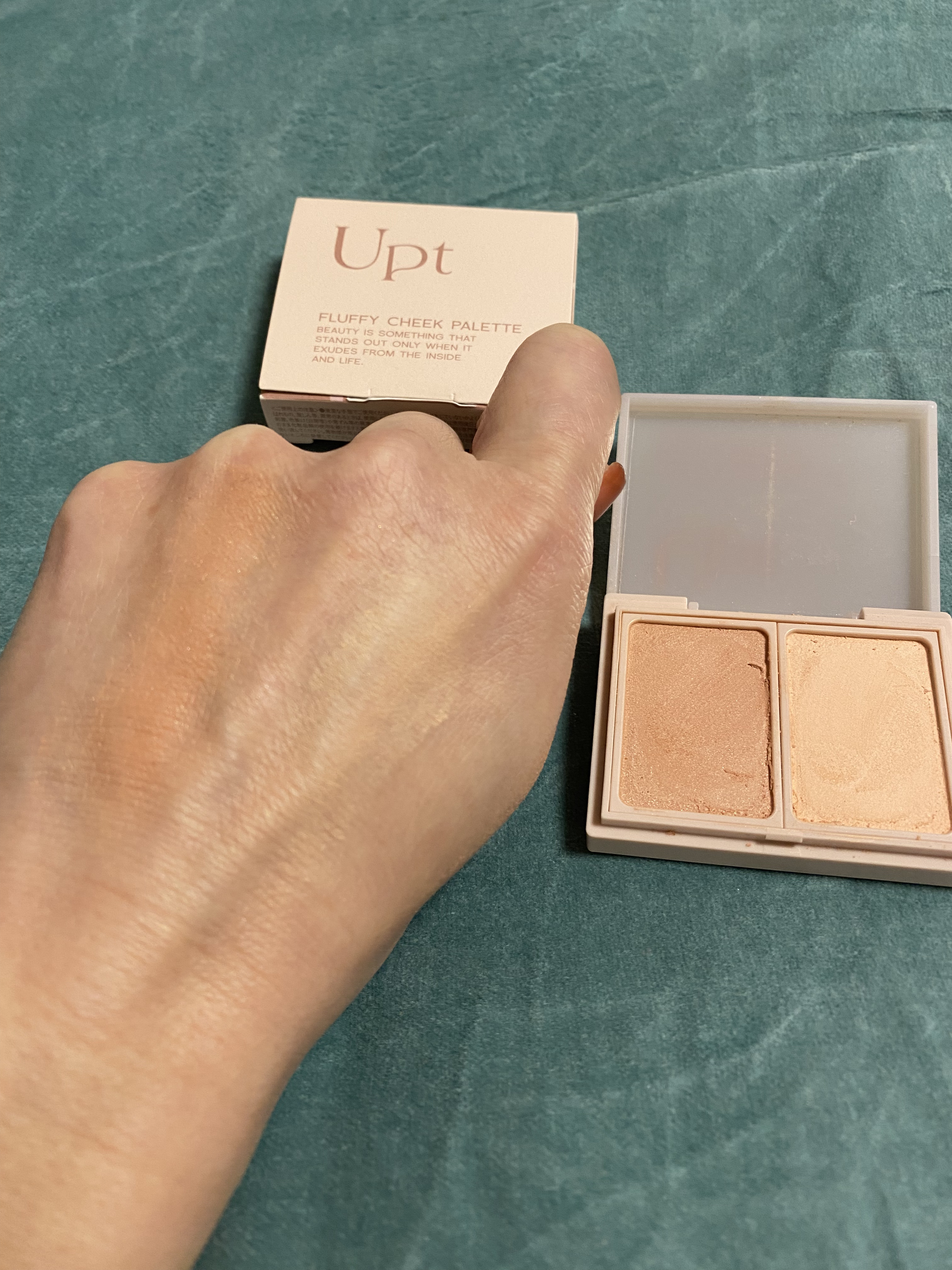 Upt FLUFFY CHEEK PALETTE /Upt/パウダーチークを使ったクチコミ（1枚目）