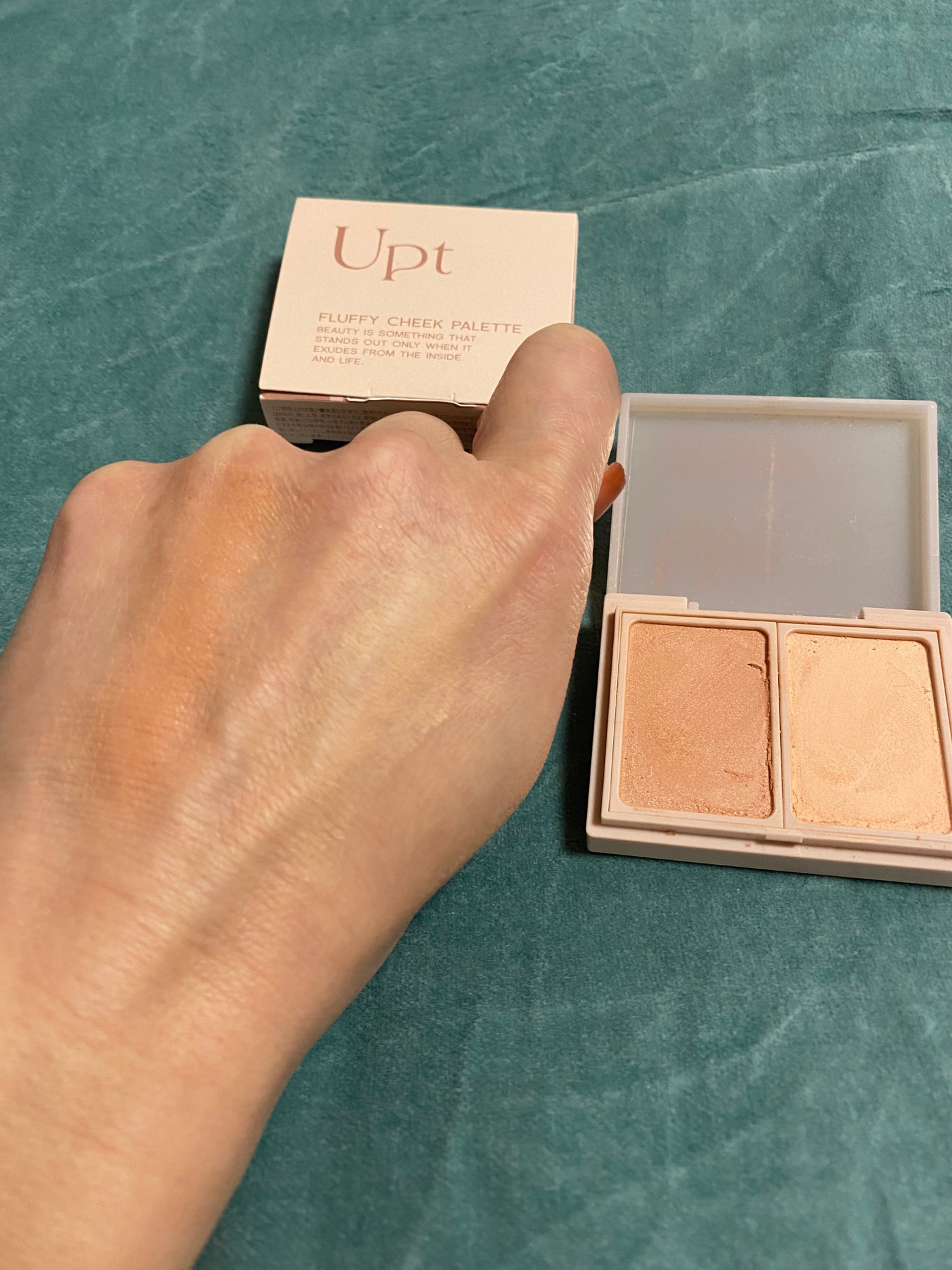 Upt FLUFFY CHEEK PALETTE /Upt/パウダーチークを使ったクチコミ(1枚目)